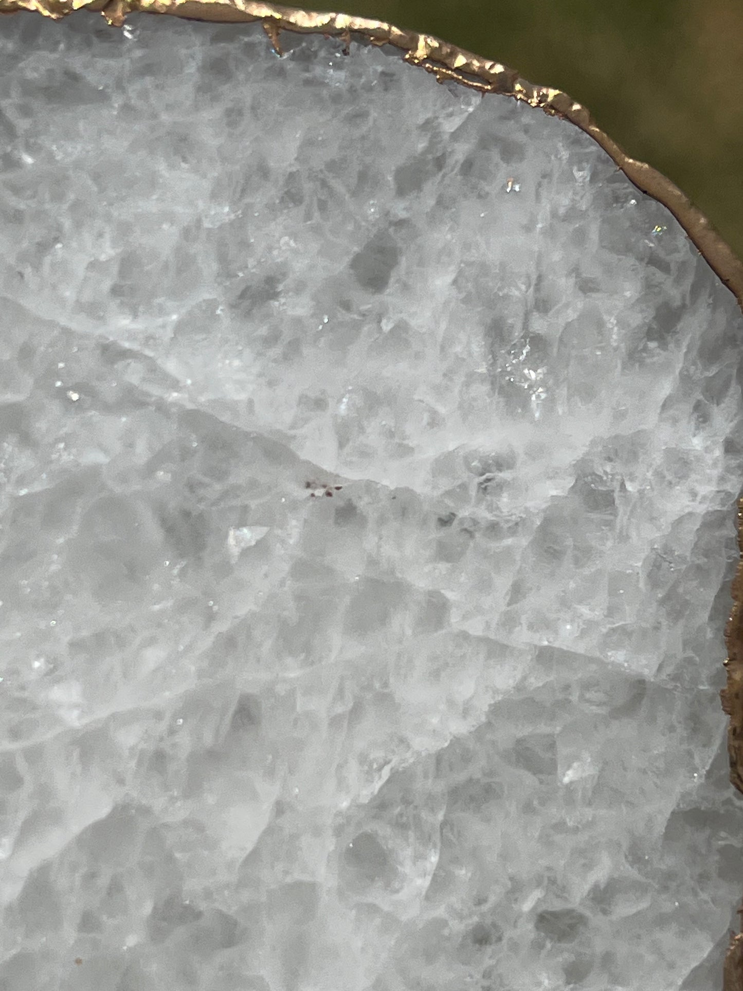 Gold Plated Quartz Coasters