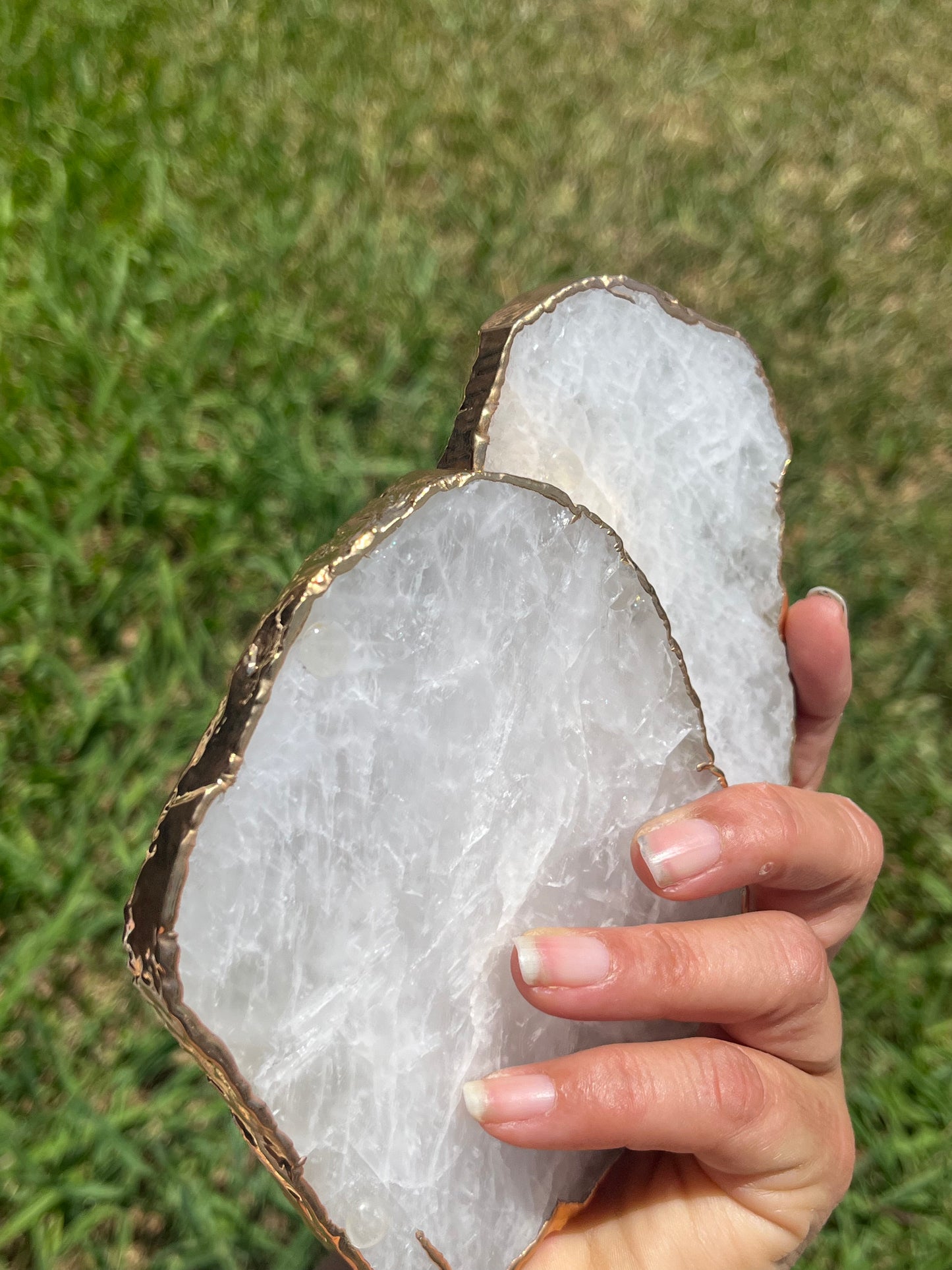 Gold Plated Quartz Coasters