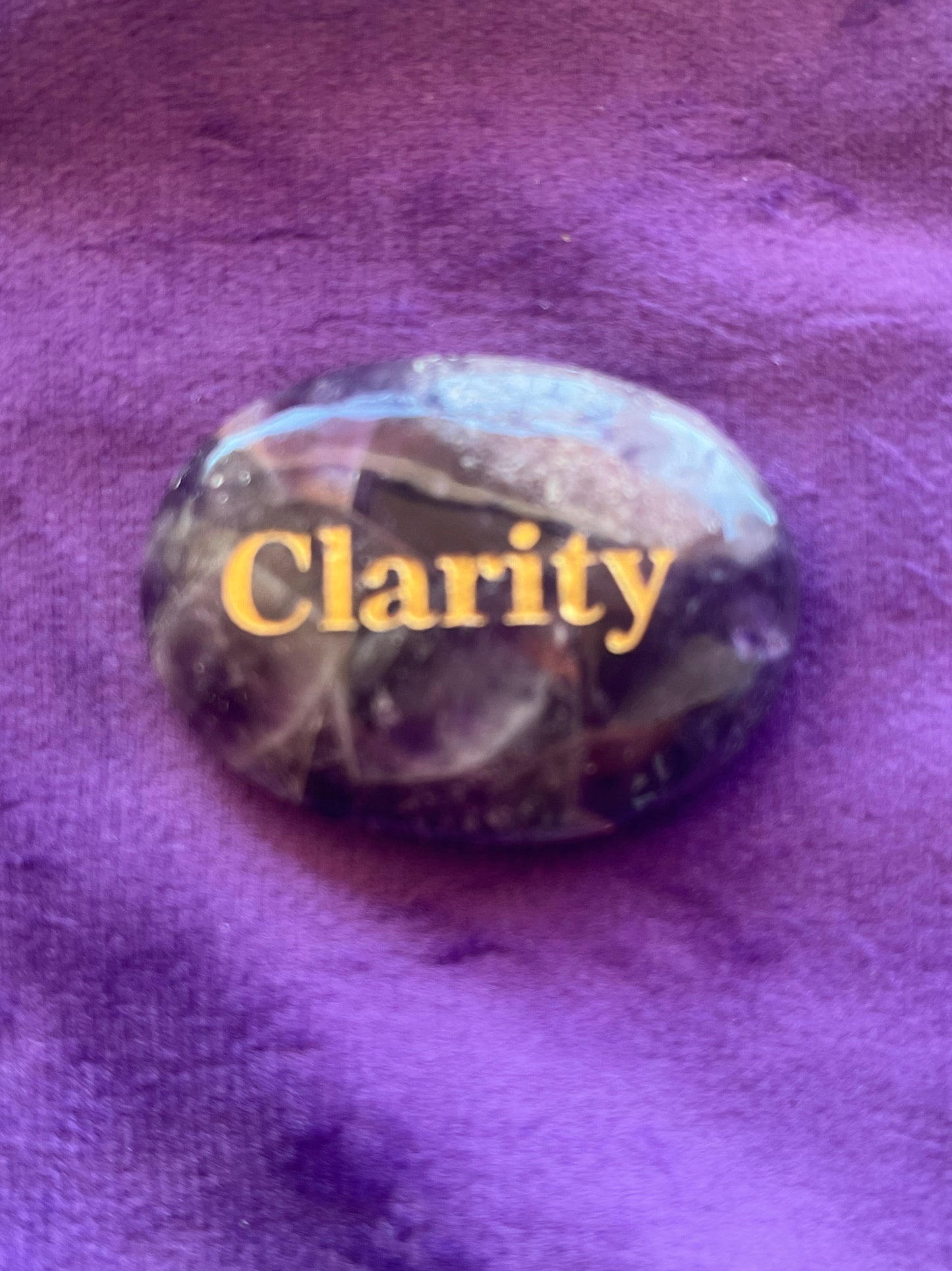 Amethyst "Clarity" Worry Stones