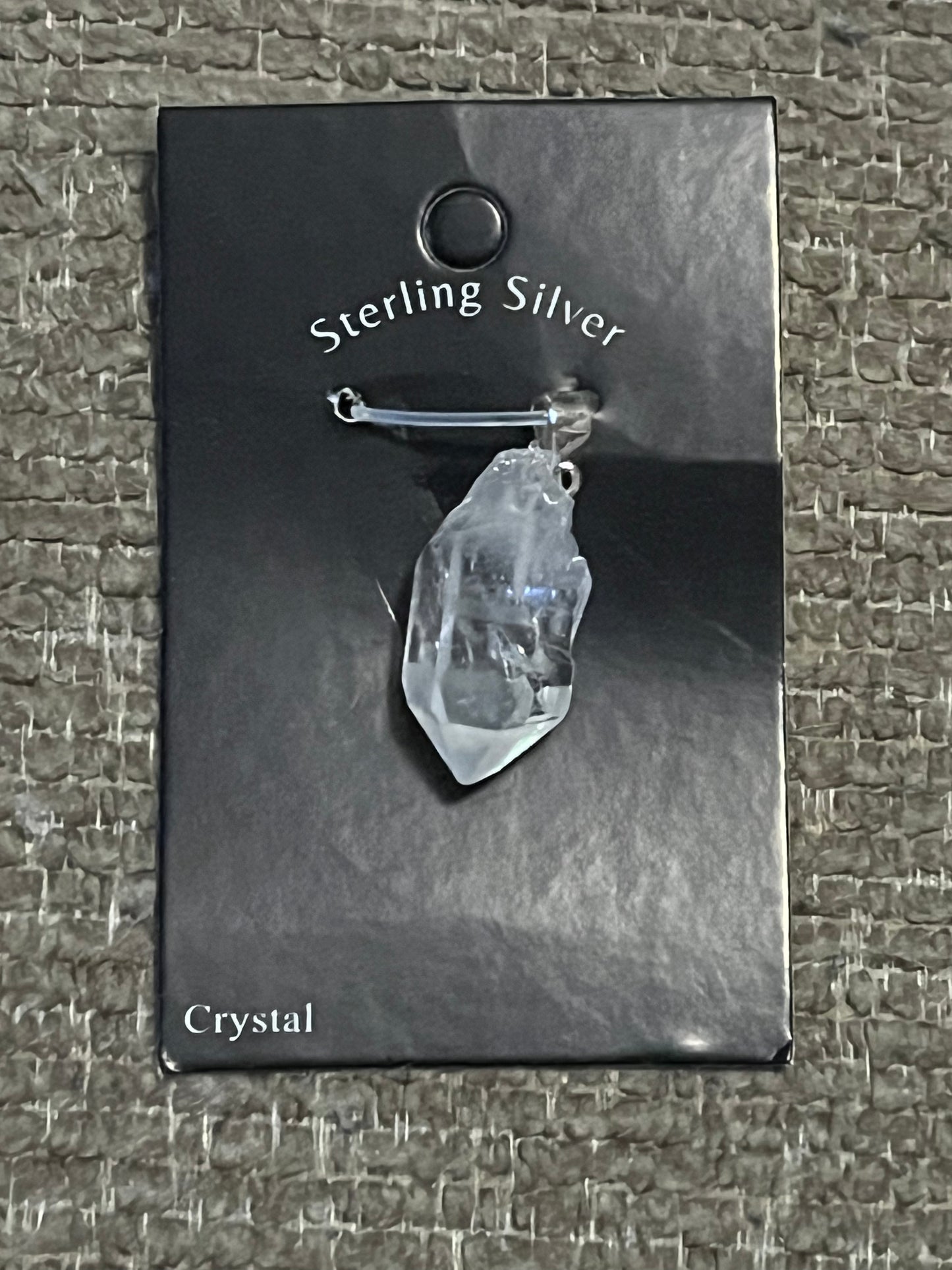 Polished Clear Quartz Pendant