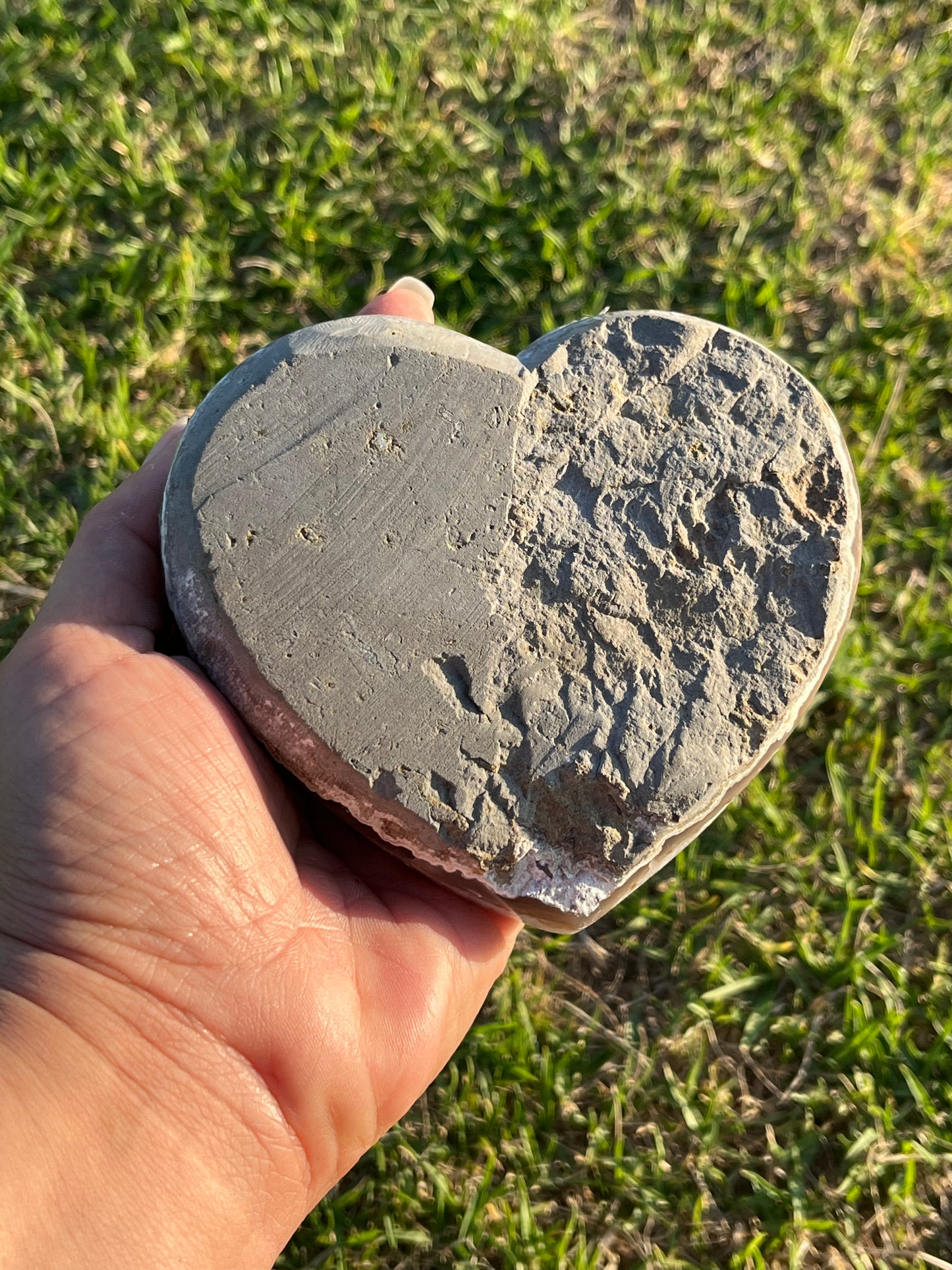 Lavender Amethyst Heart