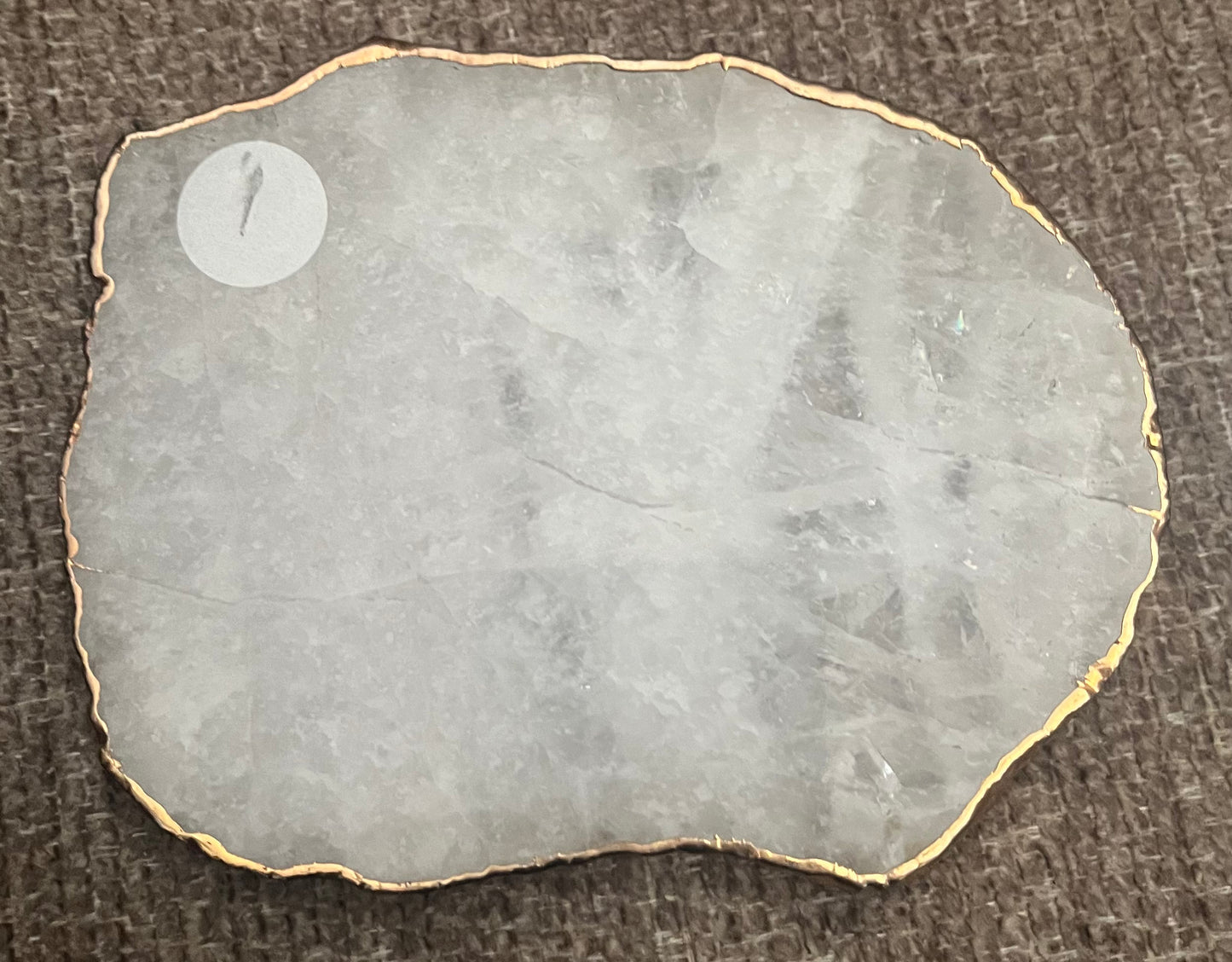 Gold Plated Quartz Coasters