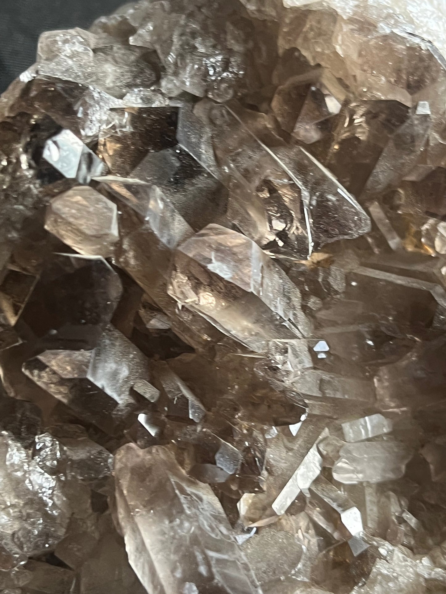 Unbelievable Smoky Quartz Cluster