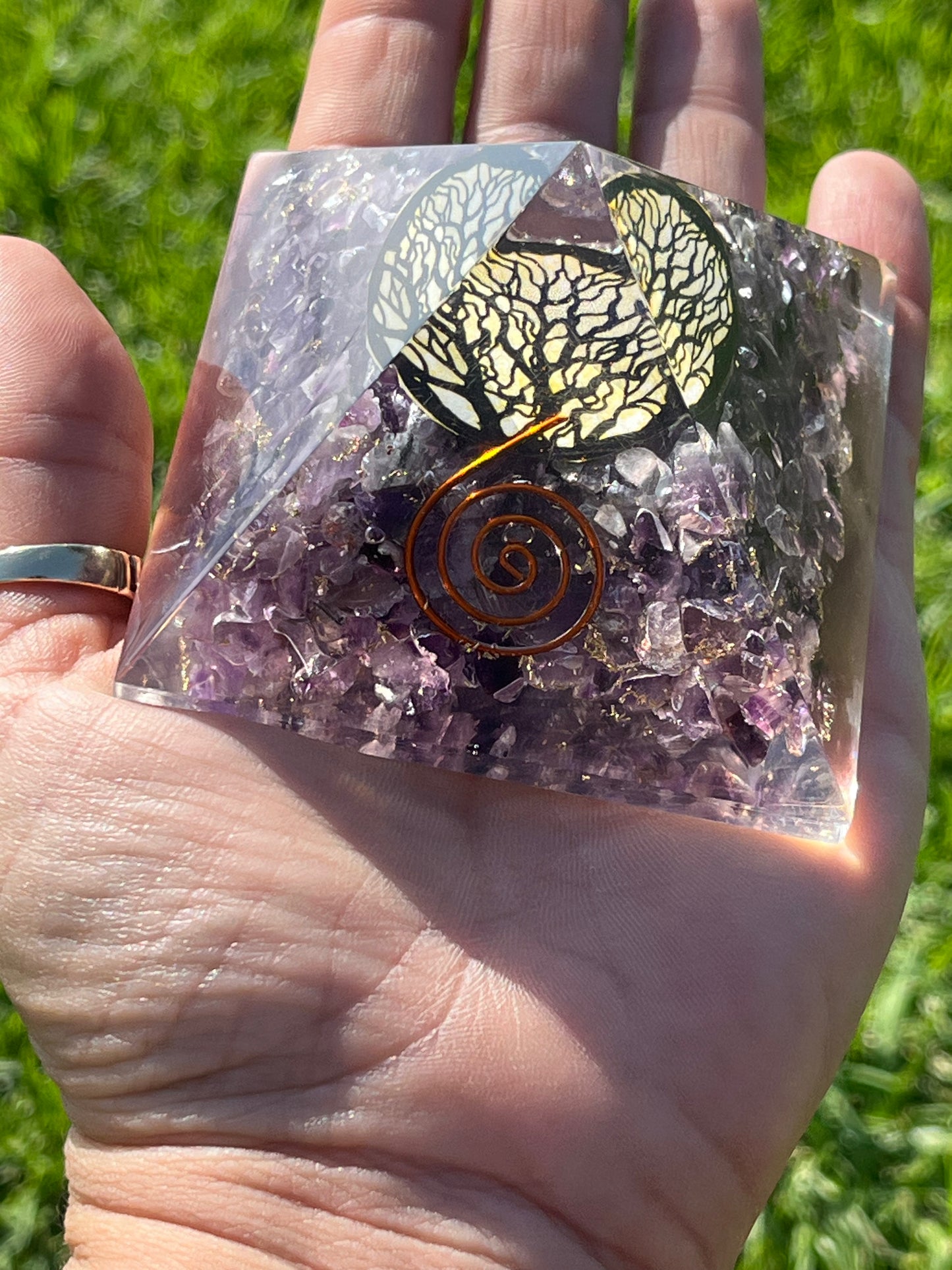 Orgone Pyramid Amethyst