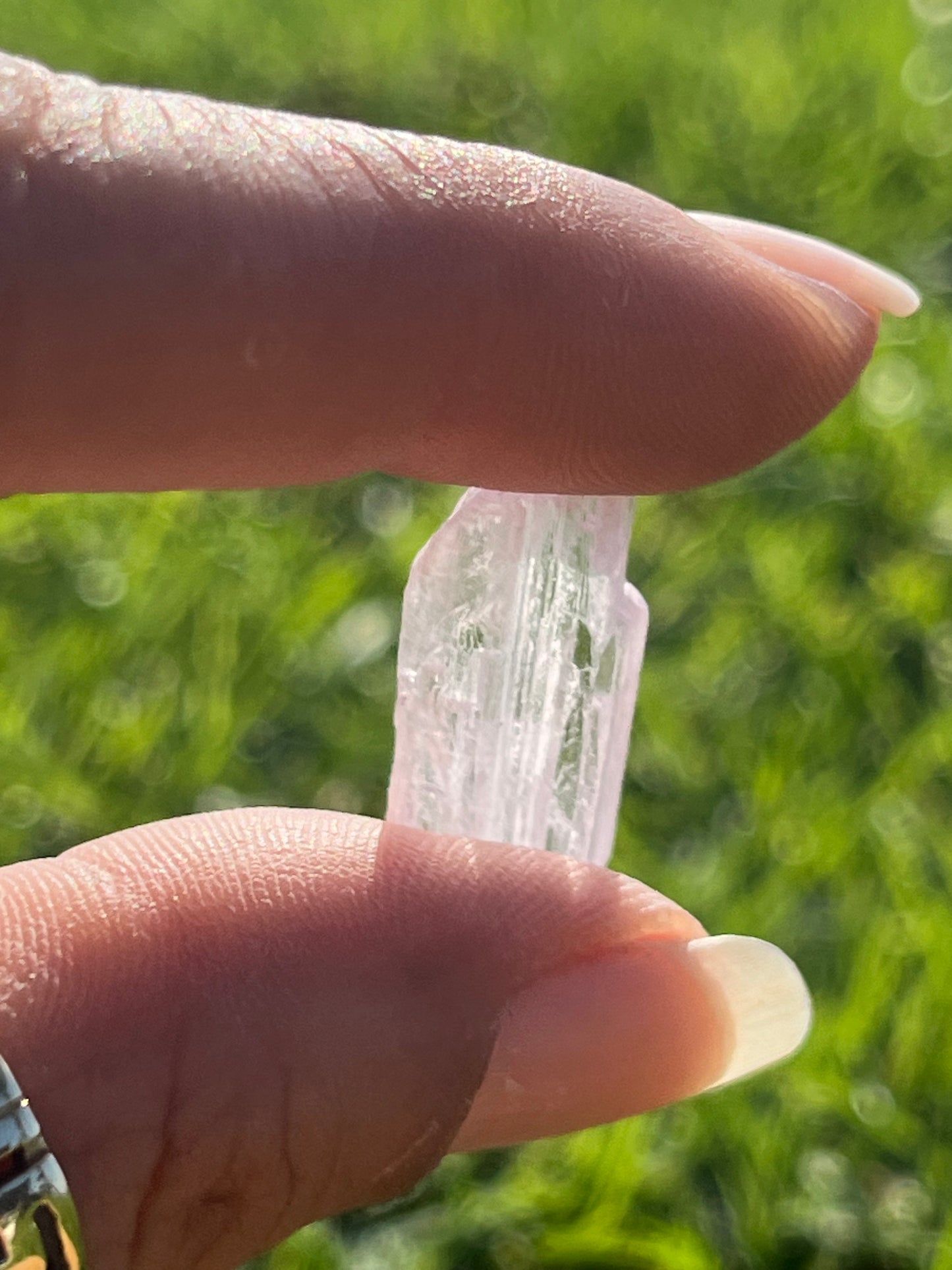 Etched Kunzite Clusters (Rare)