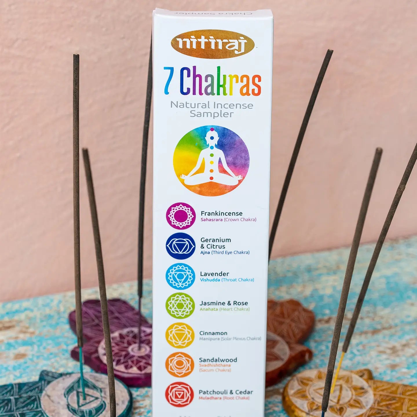 Chakra Incense (24 Sticks)