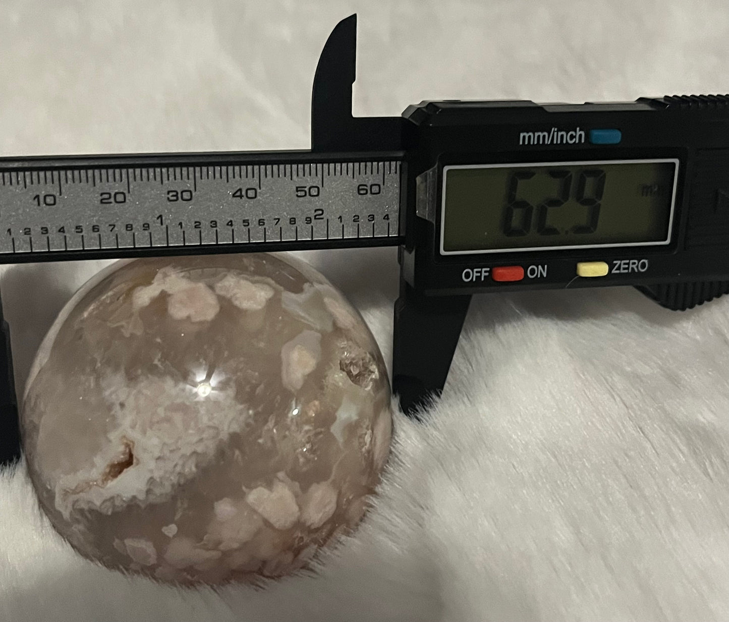 Pink Amethyst Flower Agate Sphere