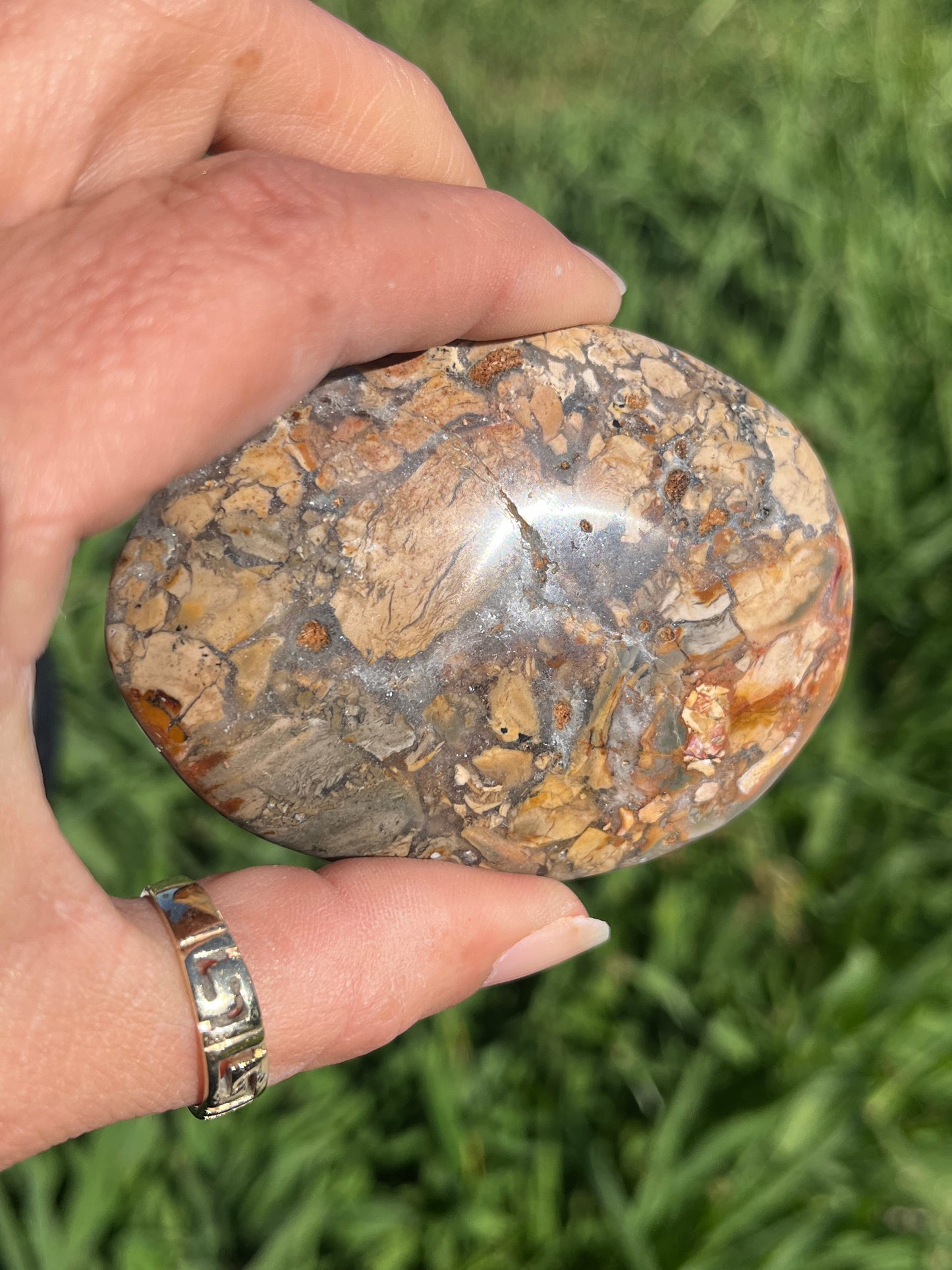 Edge Jasper Palm stones