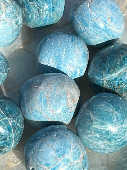 Apatite Tumbled Mini Spheres