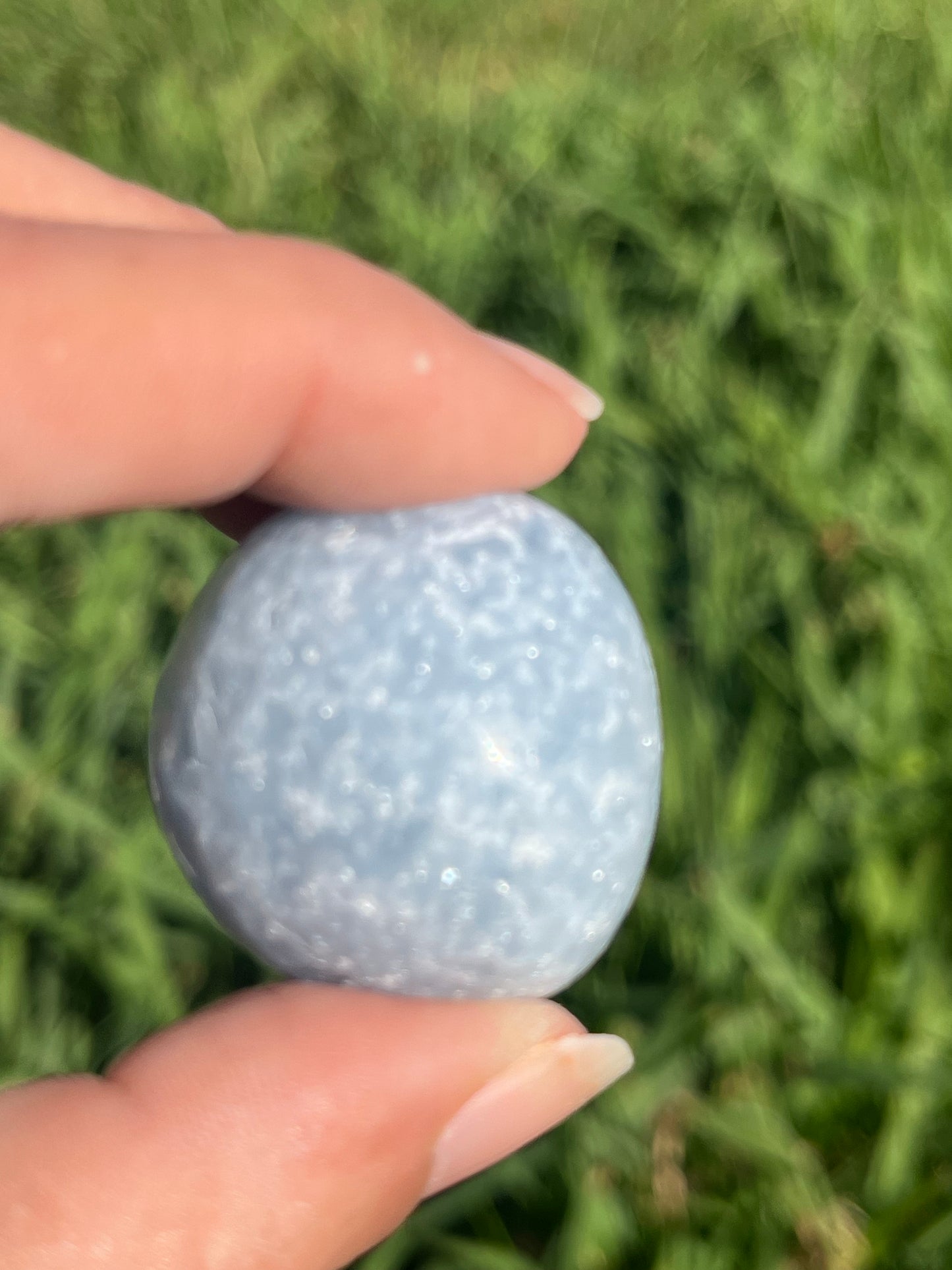 Celestite Tumbled Mini Spheres