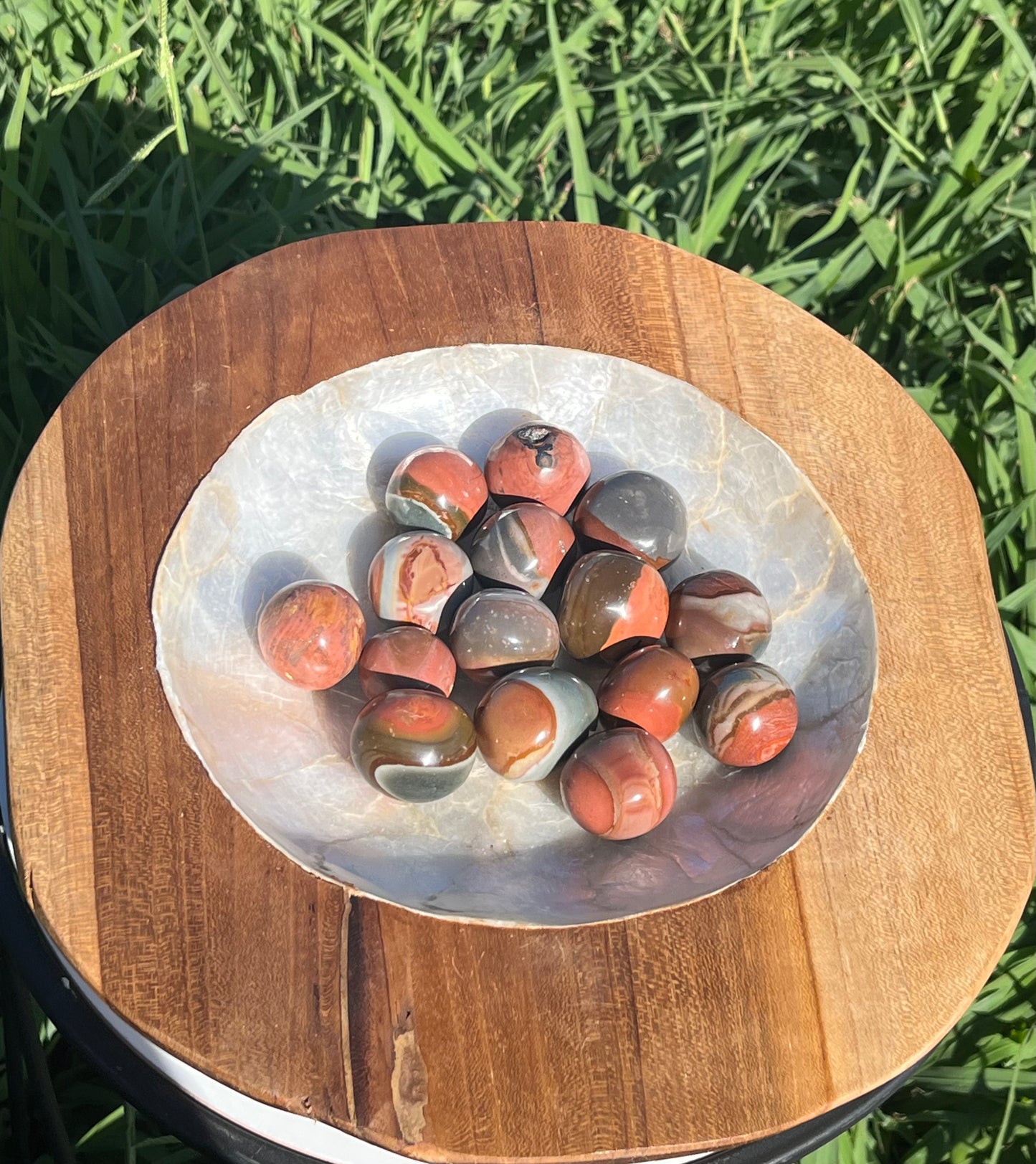 Polychrome Tumbled Mini Spheres