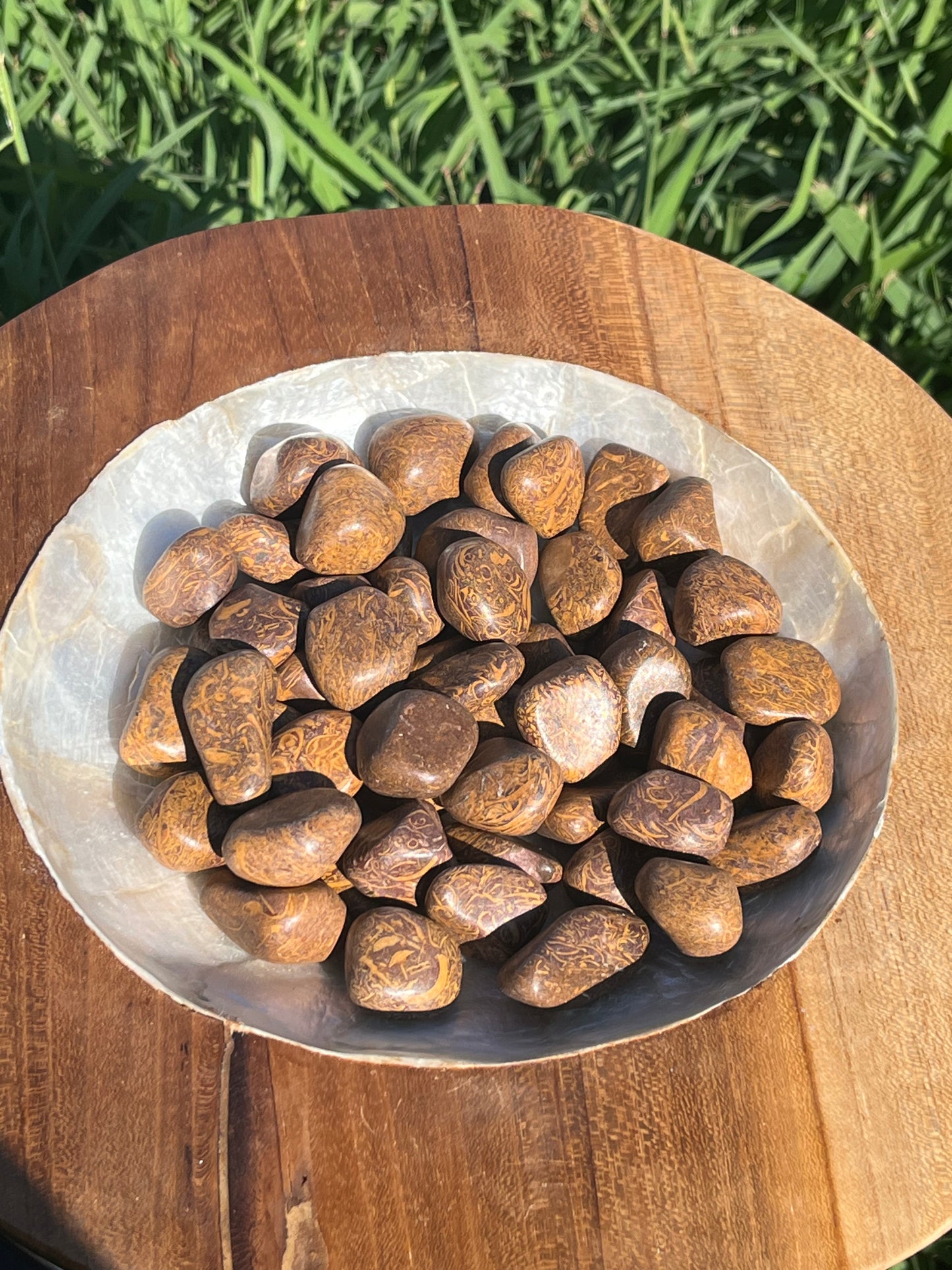 Caligraphy Jasper Tumbled Stone