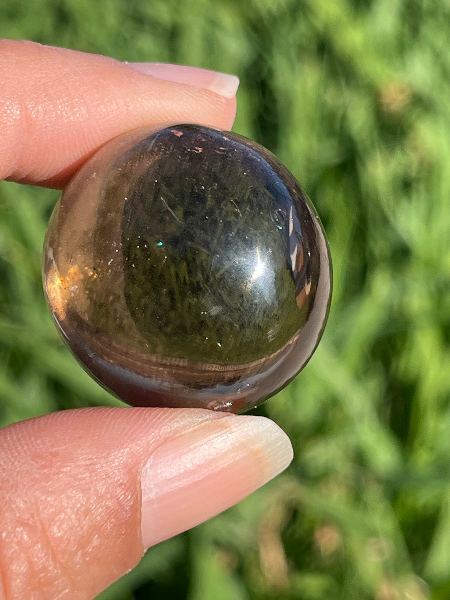 Smoky Quartz Tumbled Mini Spheres