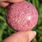 Rhodonite Tumbled Mini Spheres