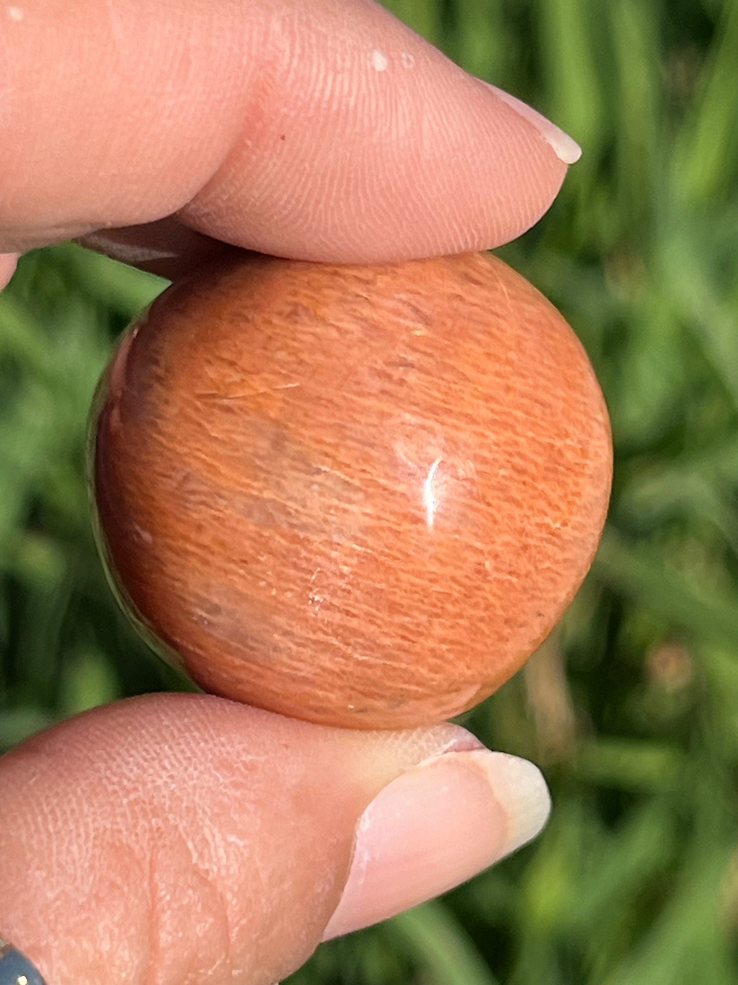 Peach Moonstone Tumbled Mini Spheres