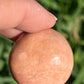 Peach Moonstone Tumbled Mini Spheres