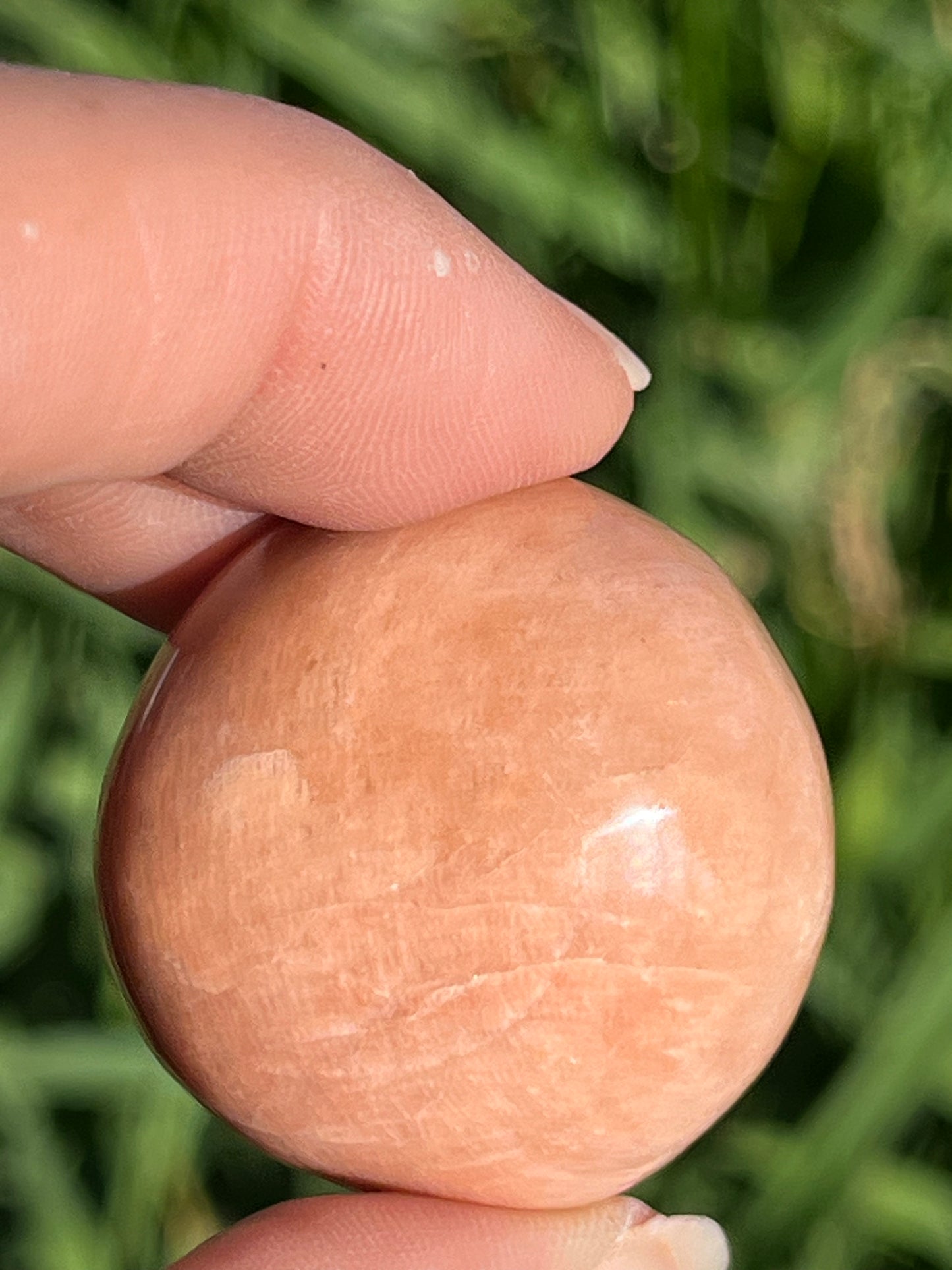 Peach Moonstone Tumbled Mini Spheres