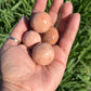 Peach Moonstone Tumbled Mini Spheres