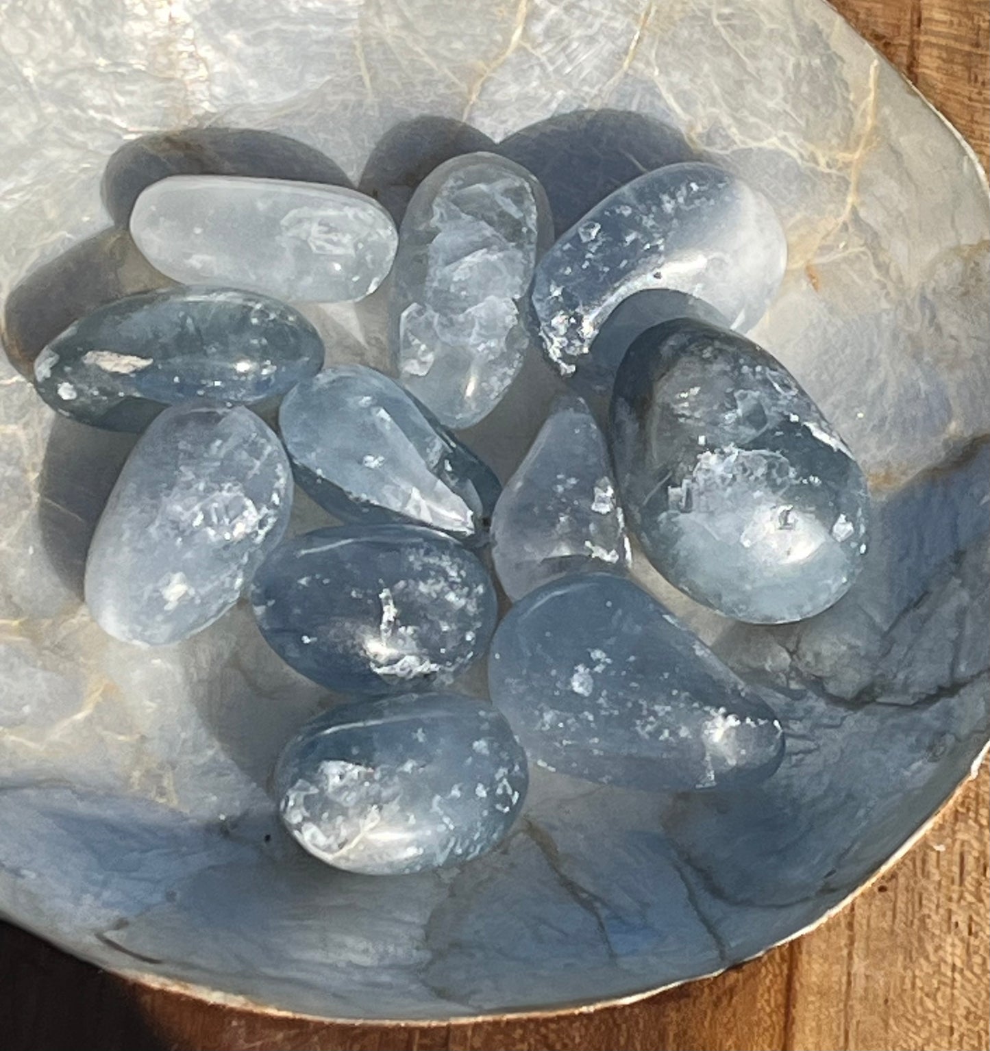 Celestite Tumbles