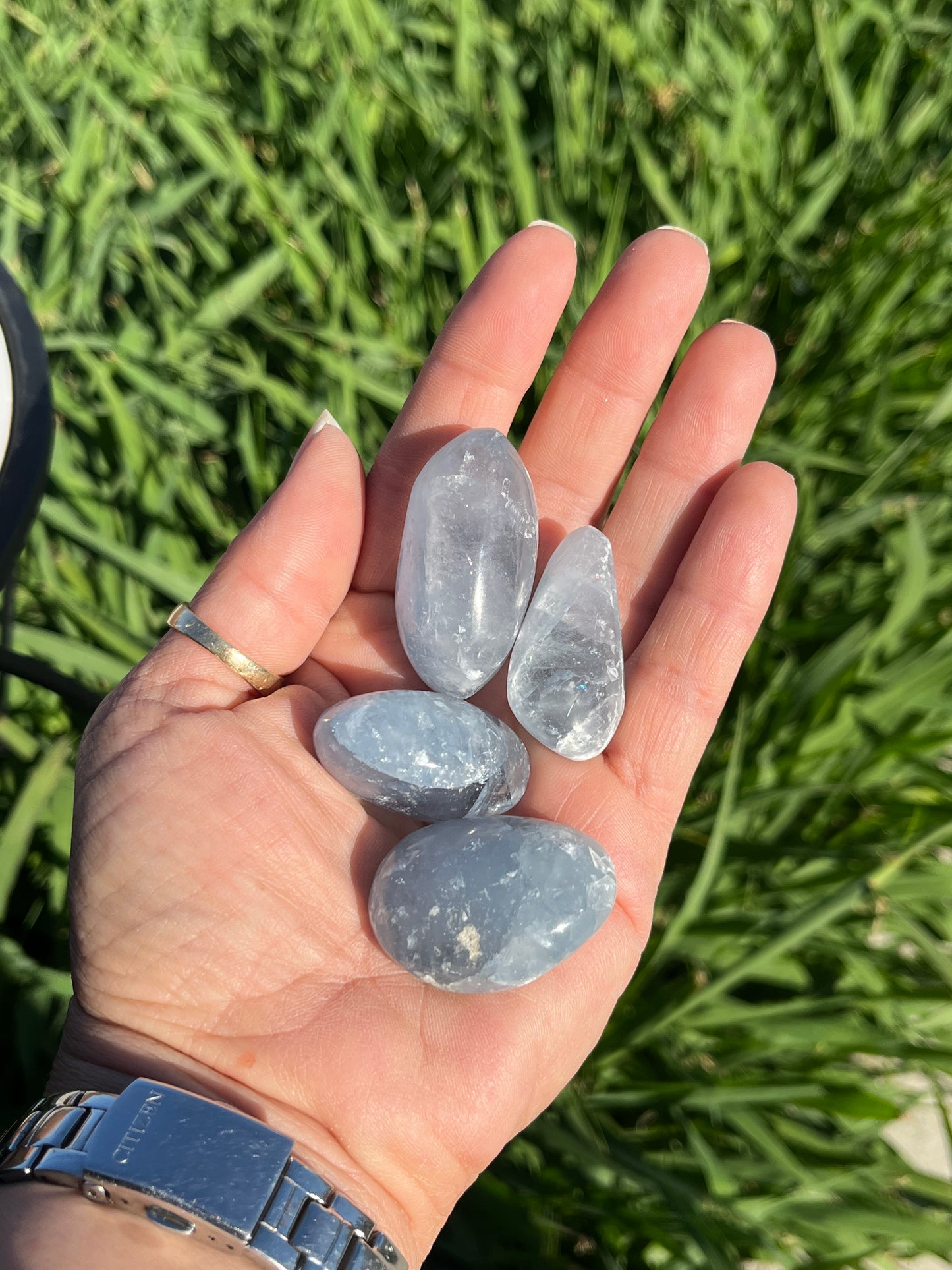 Celestite Tumbles