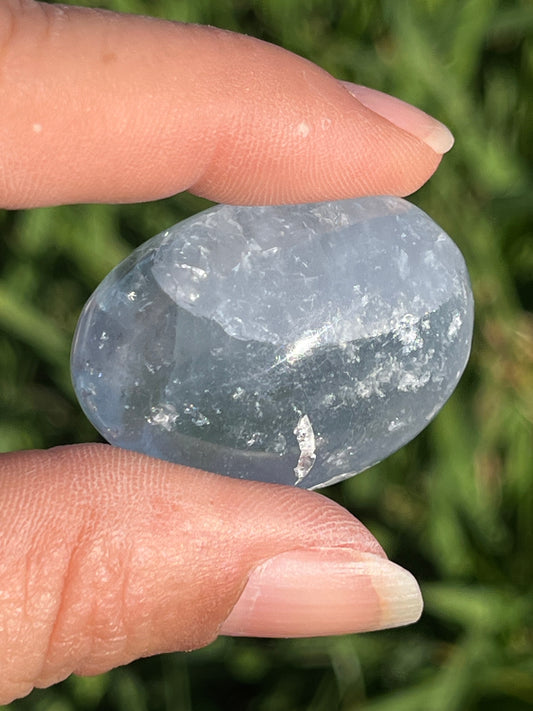 Celestite Tumbled Mini Spheres