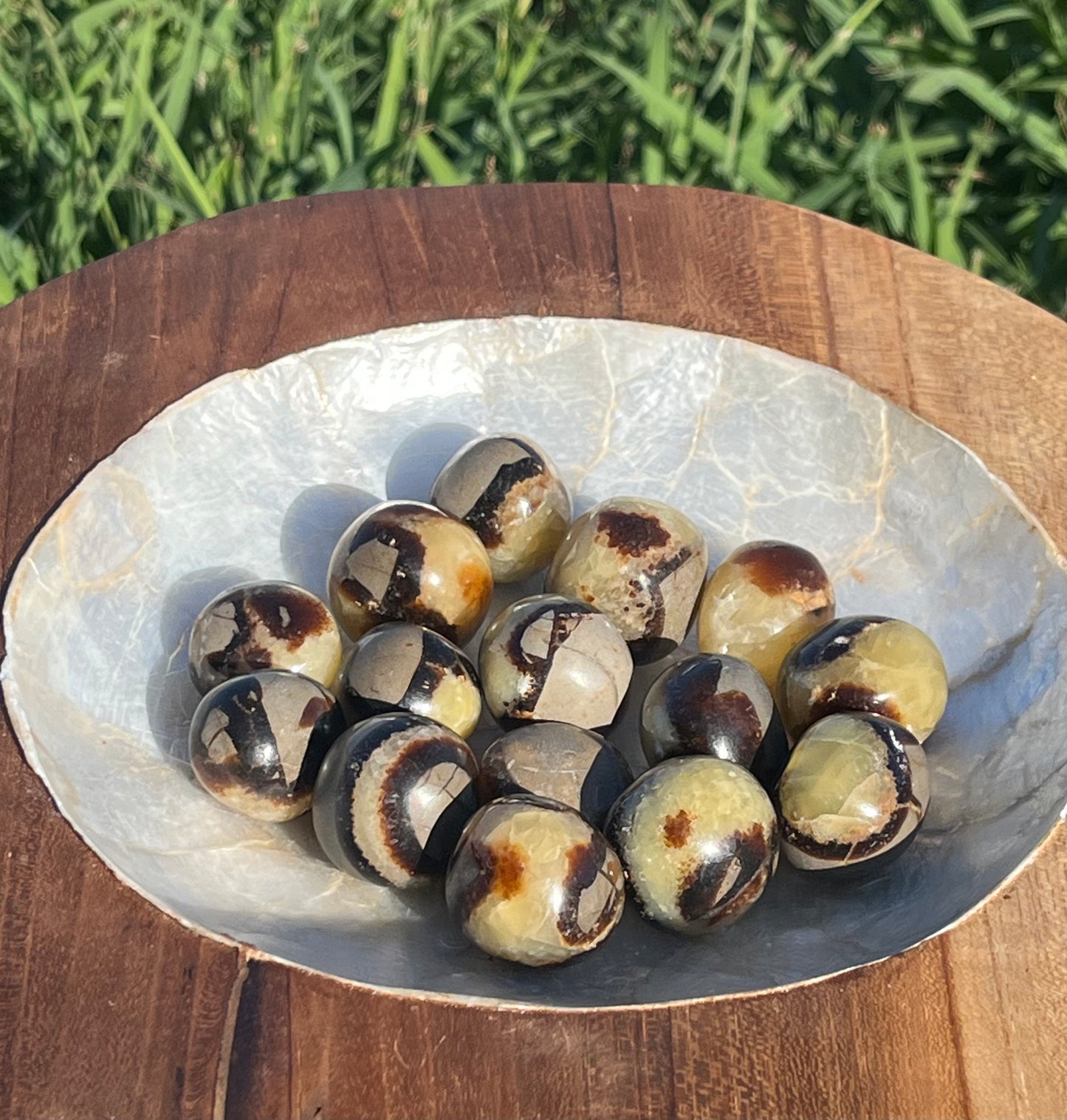 Septarian Tumbled Mini Spheres