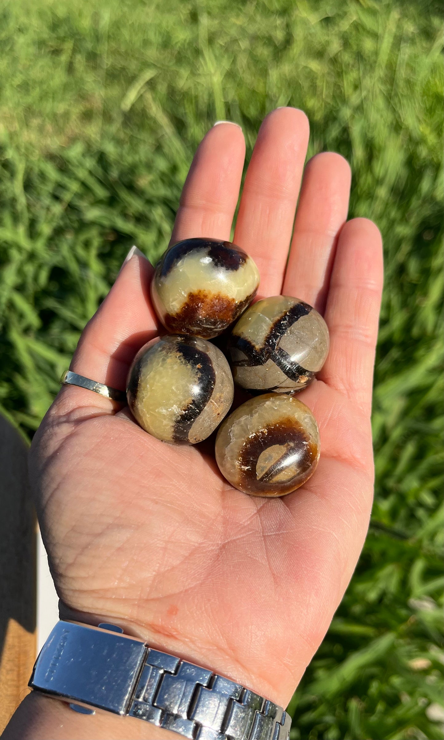 Septarian Tumbled Mini Spheres