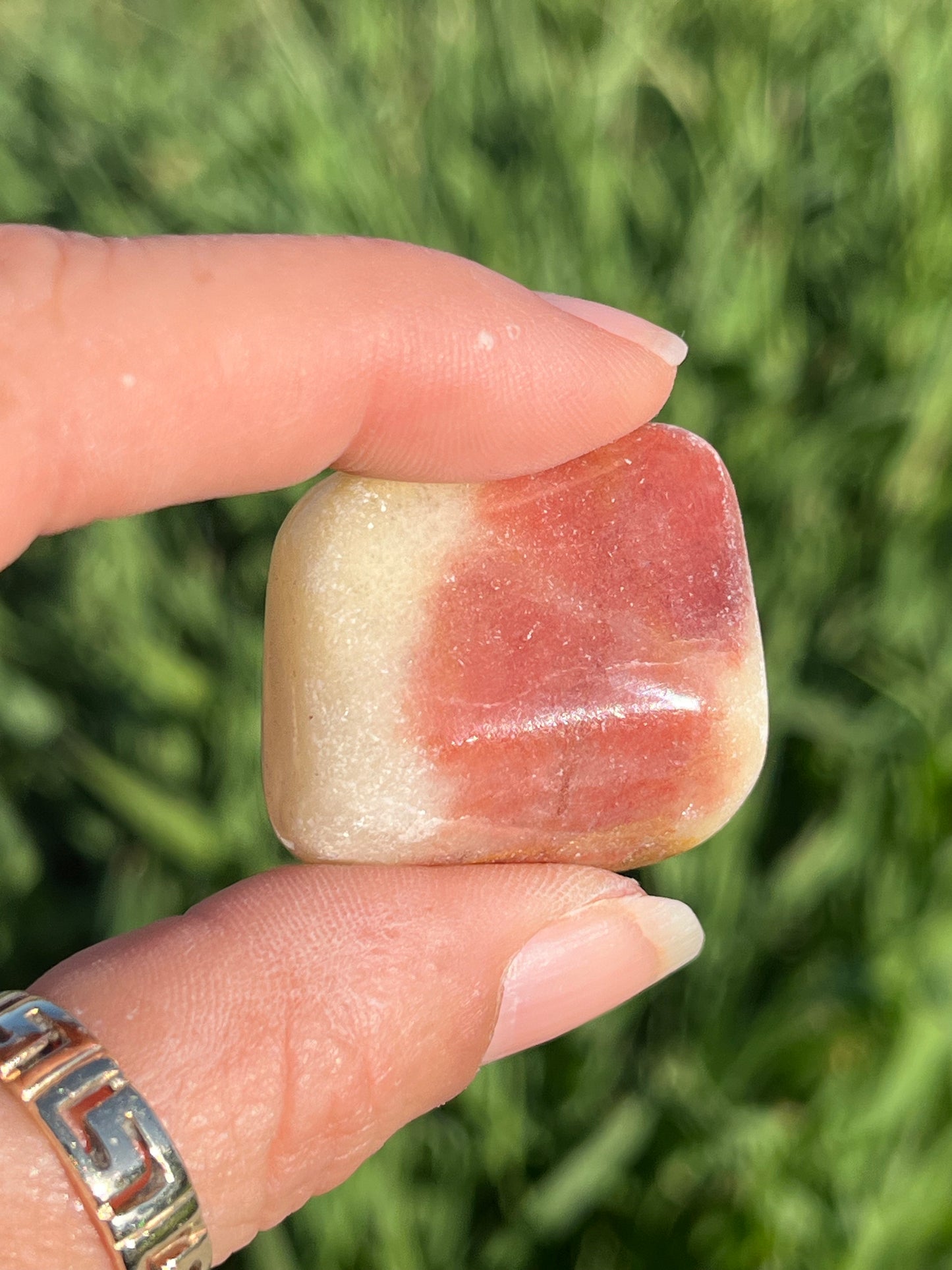 Peach Calcite Tumbles