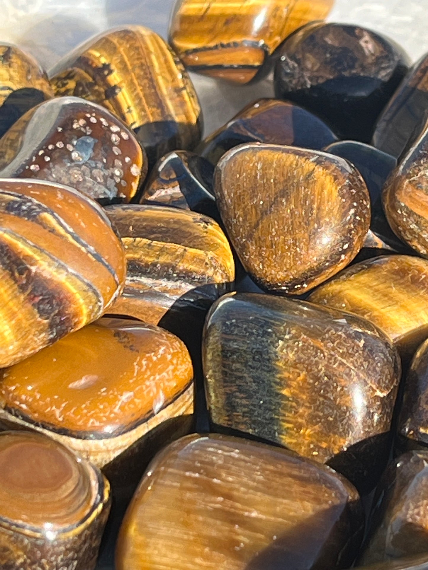 Tigers Eye Tumbles