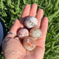 Flower Agate Tumbled Mini Spheres