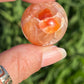 Flower Agate Tumbled Mini Spheres