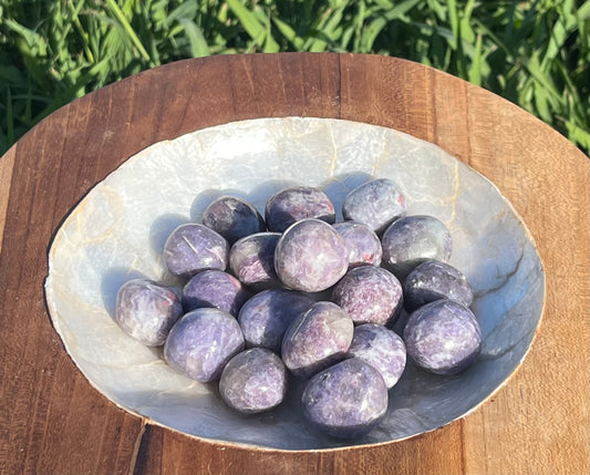 Lepidolite Tumbled Mini Spheres