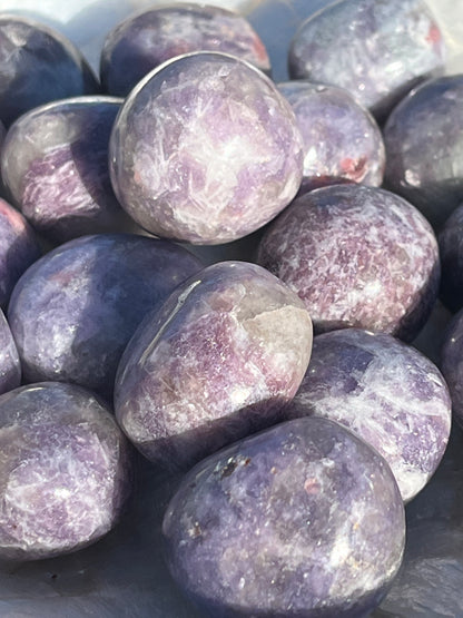 Lepidolite Tumbled Mini Spheres