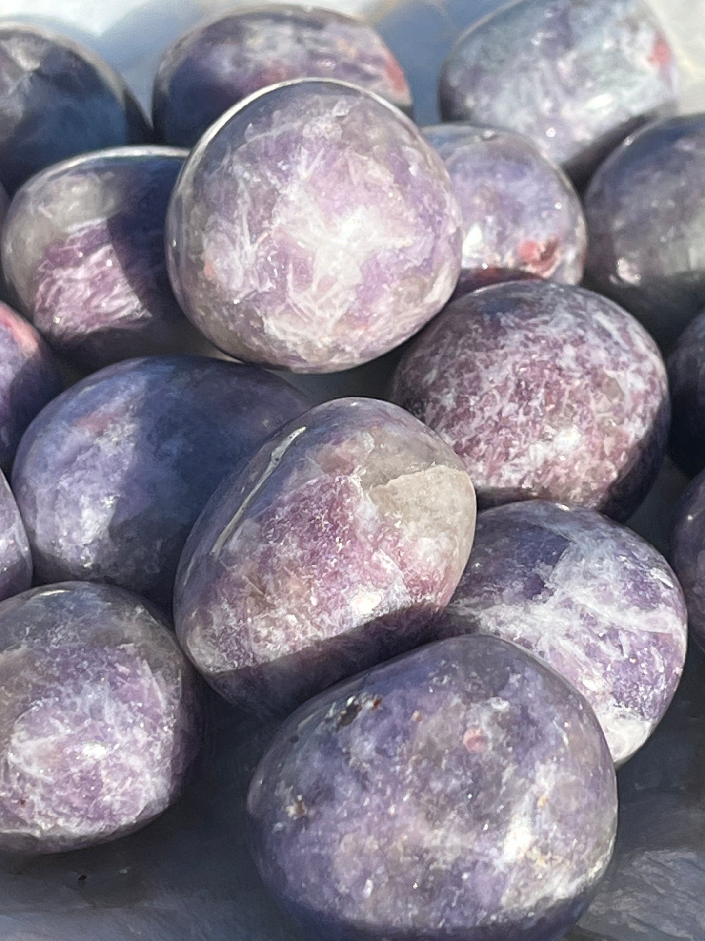 Amethyst Tumbled Mini Spheres