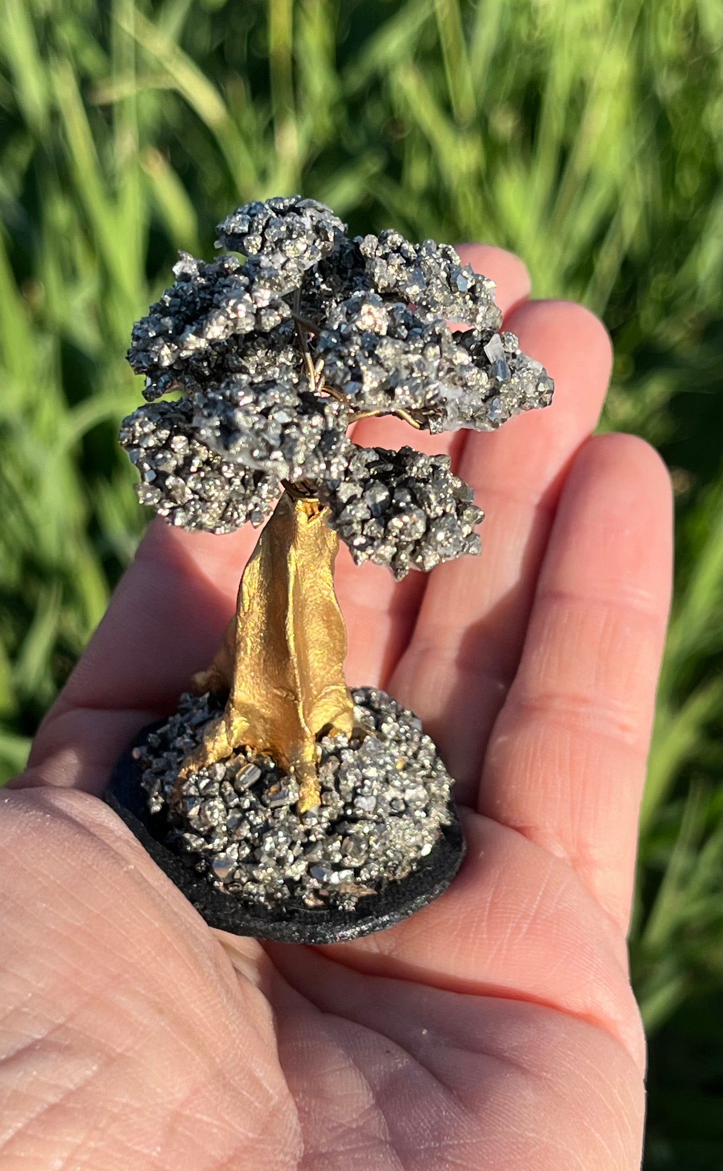 Bonsai Sparkling Mini Pyrite Trees