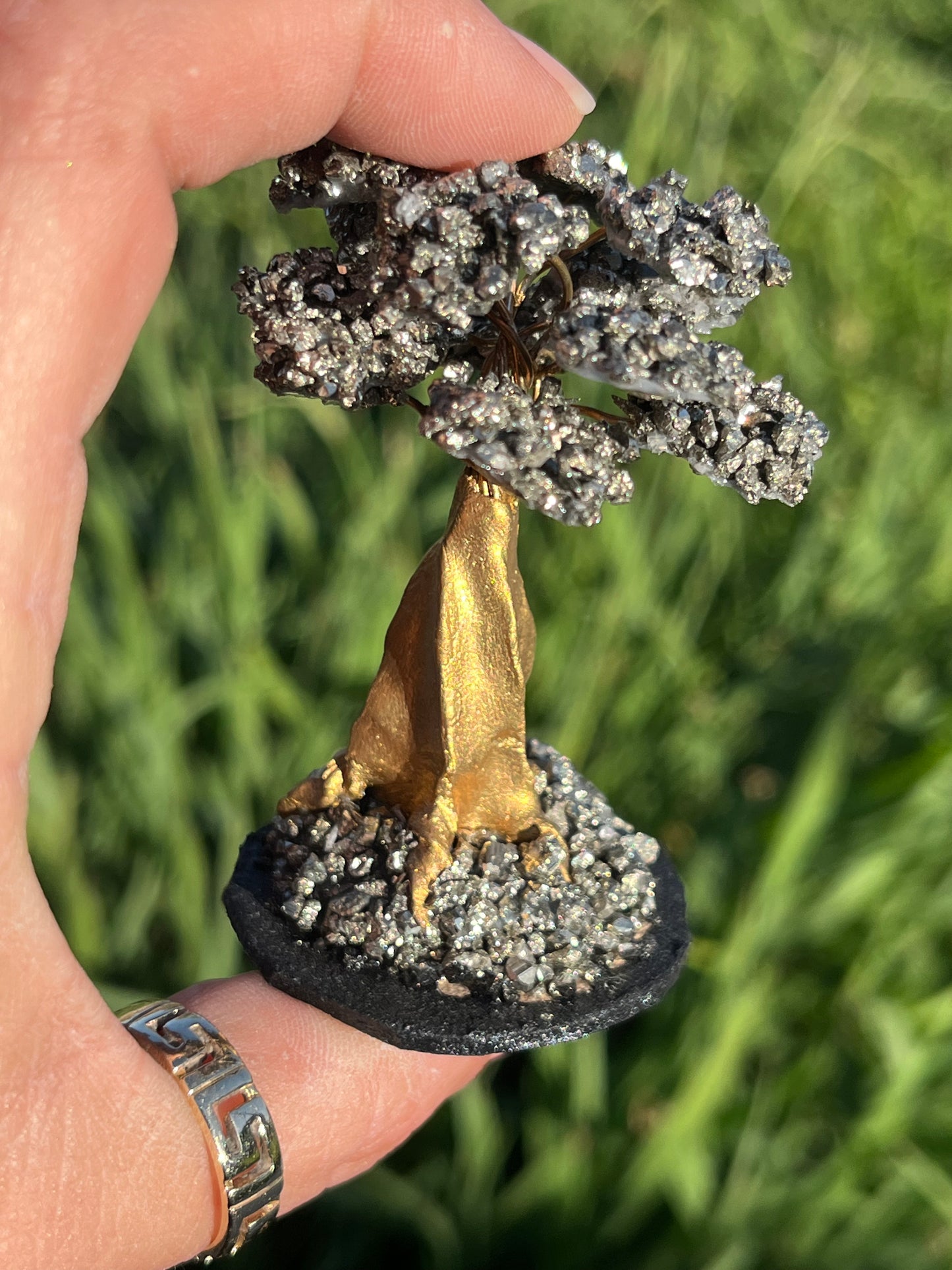 Bonsai Sparkling Mini Pyrite Trees