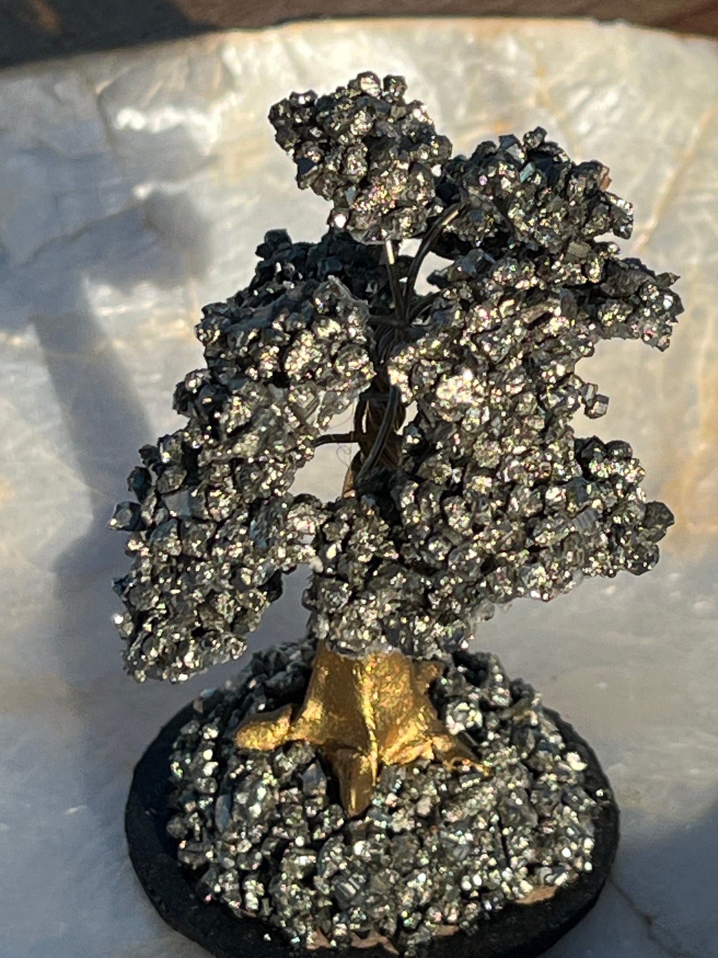 Bonsai Sparkling Mini Pyrite Trees