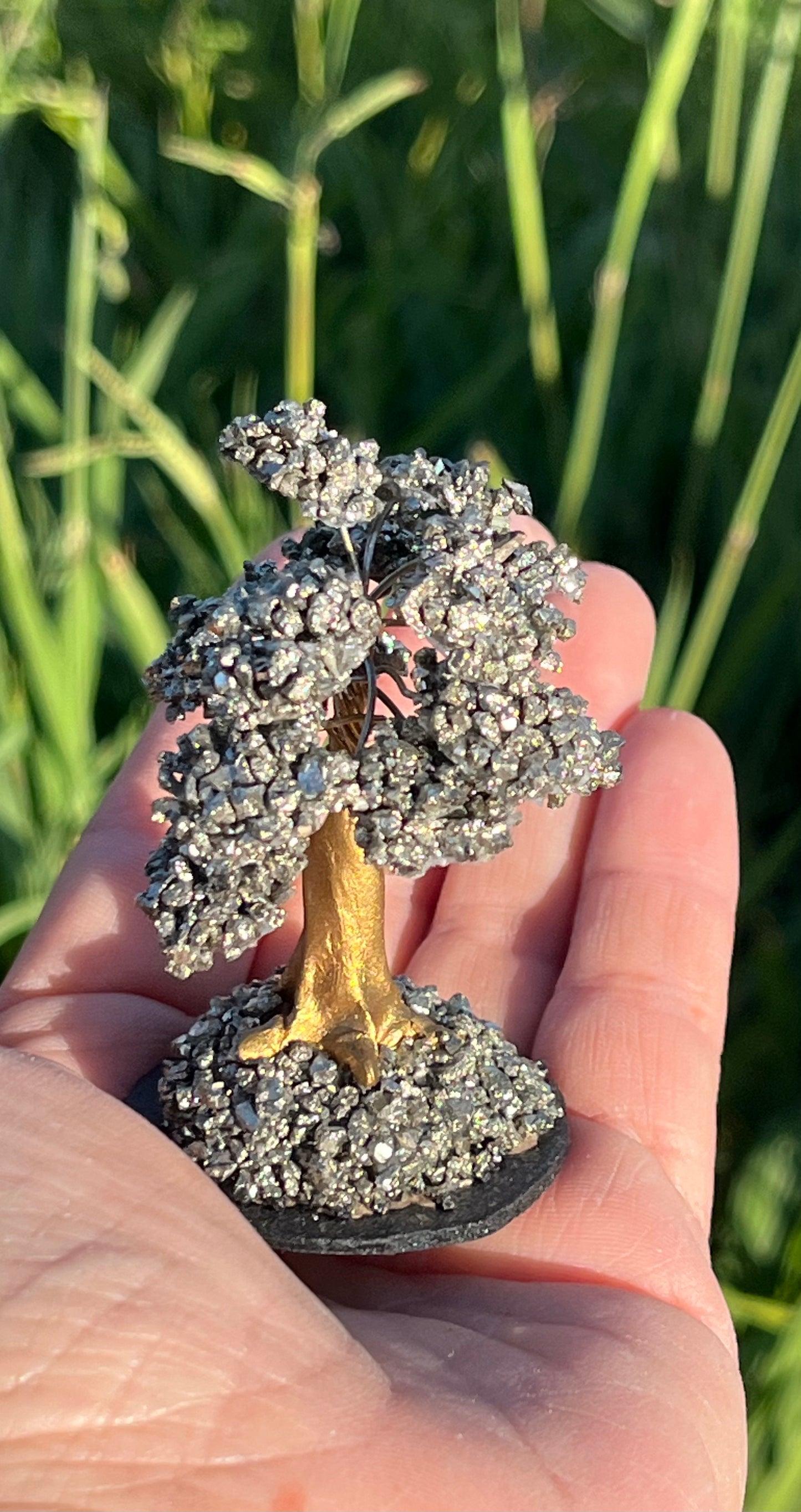 Bonsai Sparkling Mini Pyrite Trees