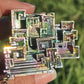 Bismuth Rainbow Titanium Carving