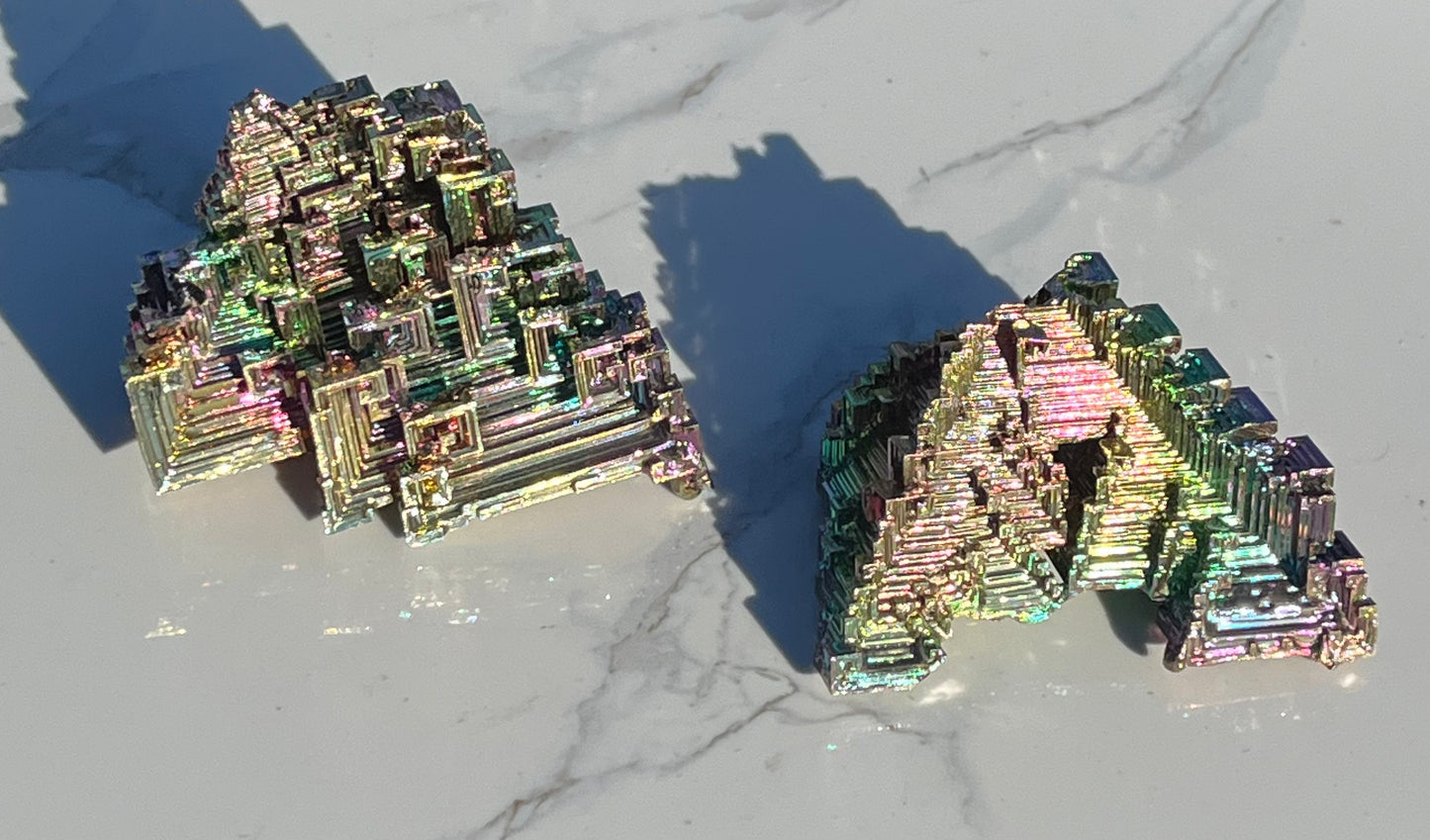 Bismuth Rainbow Titanium Carving