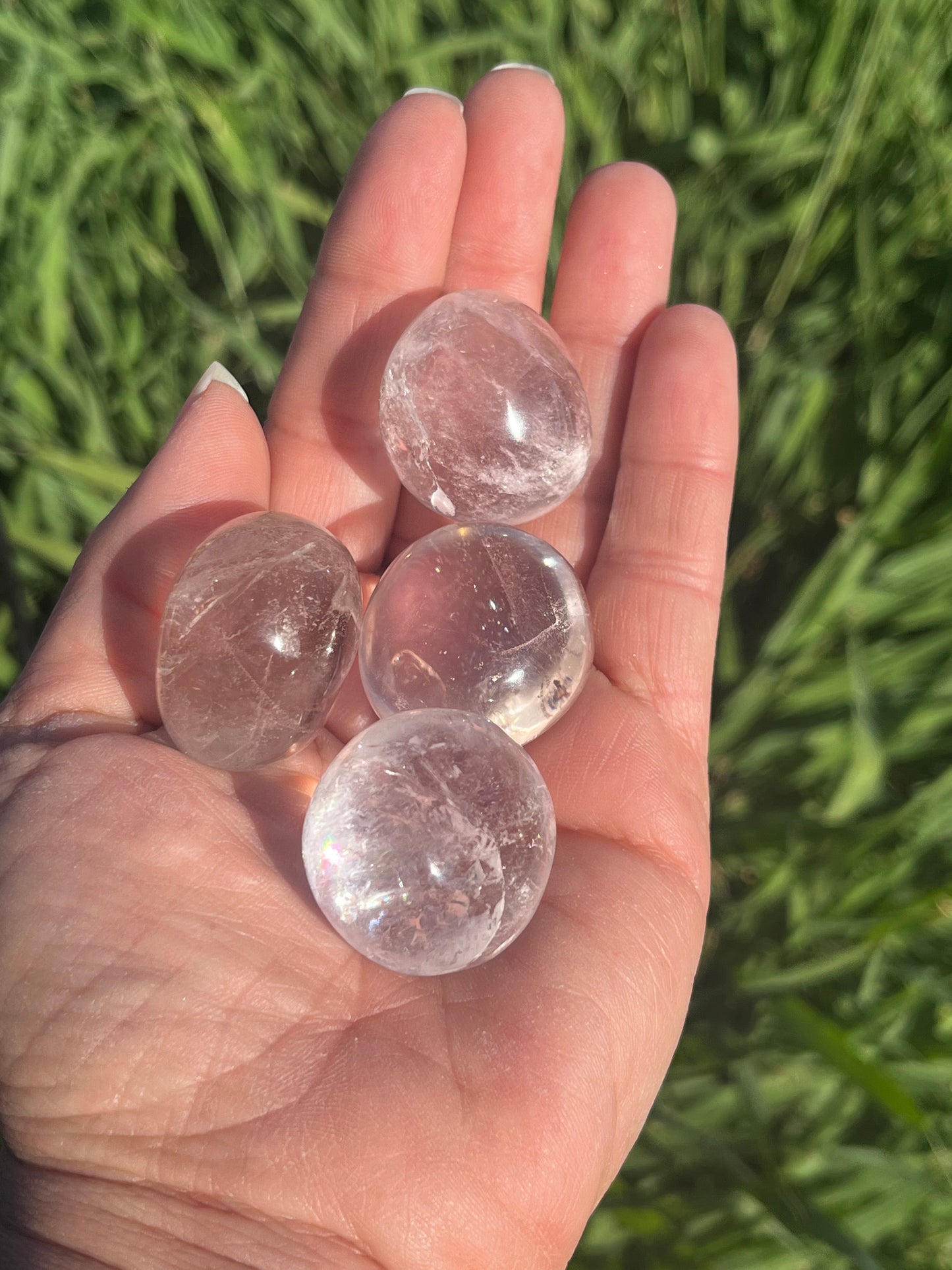 Crystal Quartz AAA Tumbled Mini Spheres