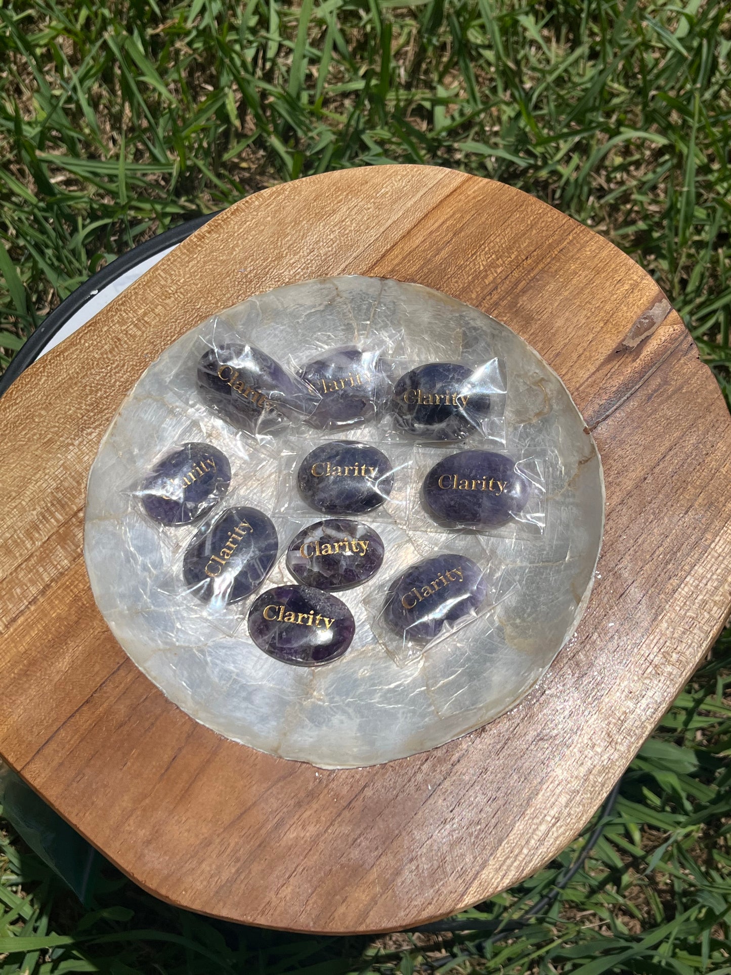 Amethyst "Clarity" Worry Stones