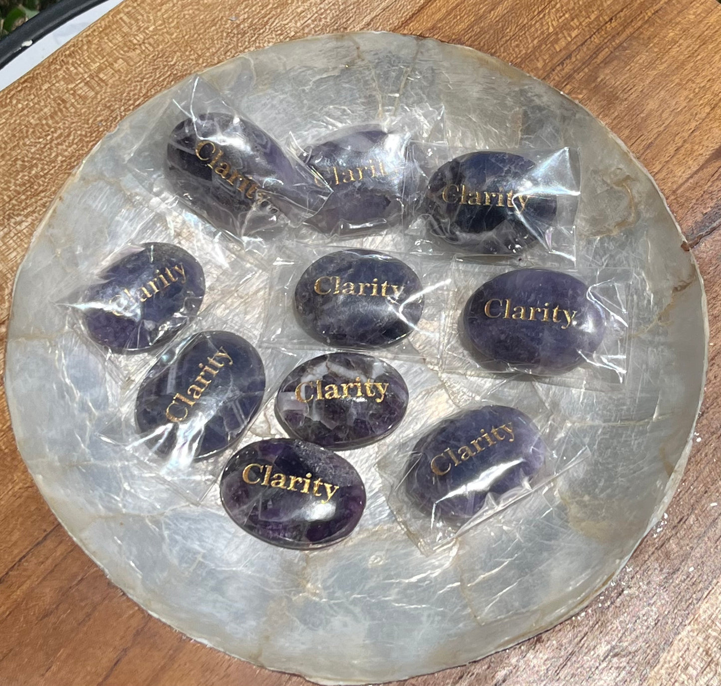 Amethyst "Clarity" Worry Stones