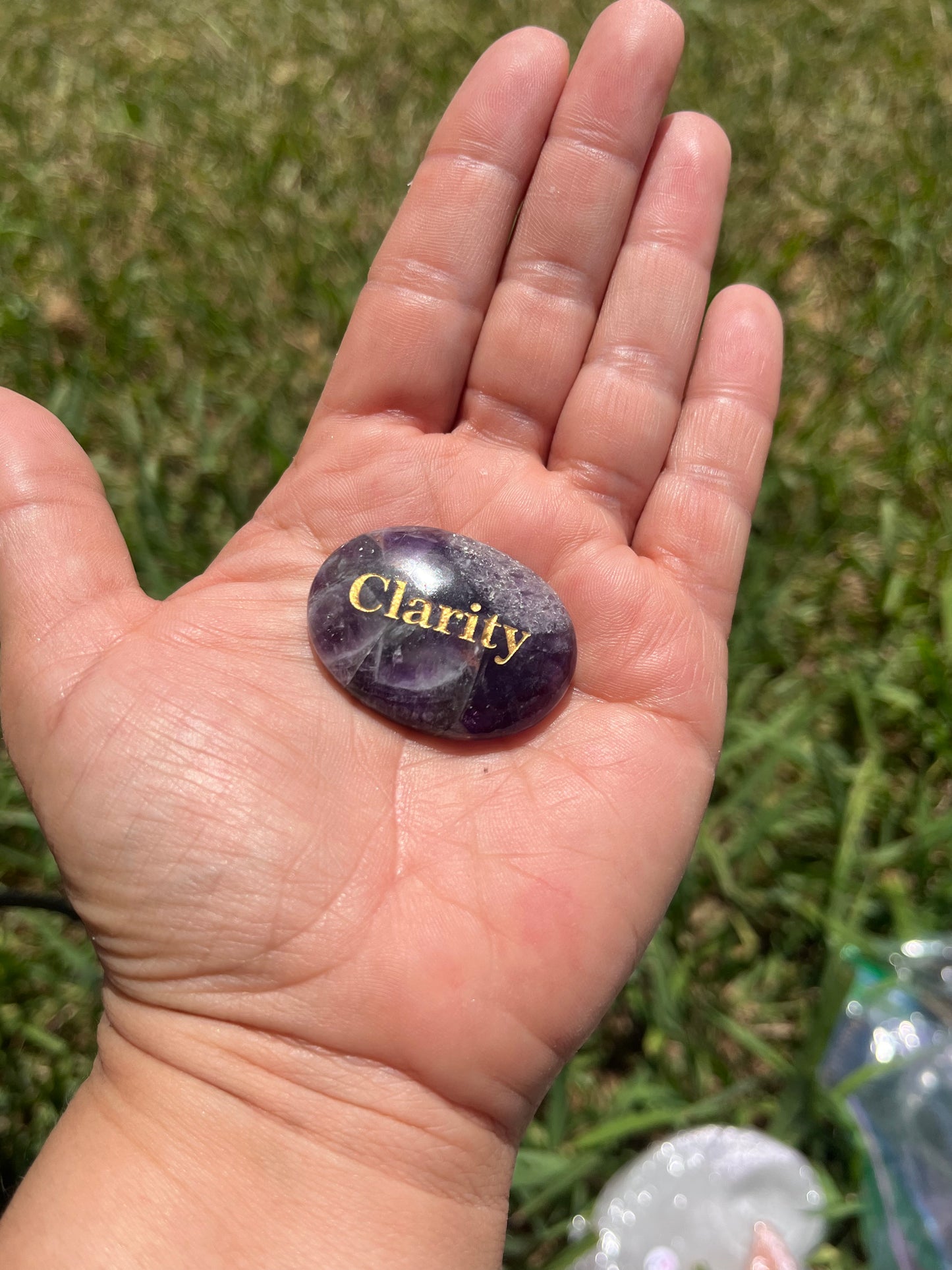 Amethyst "Clarity" Worry Stones