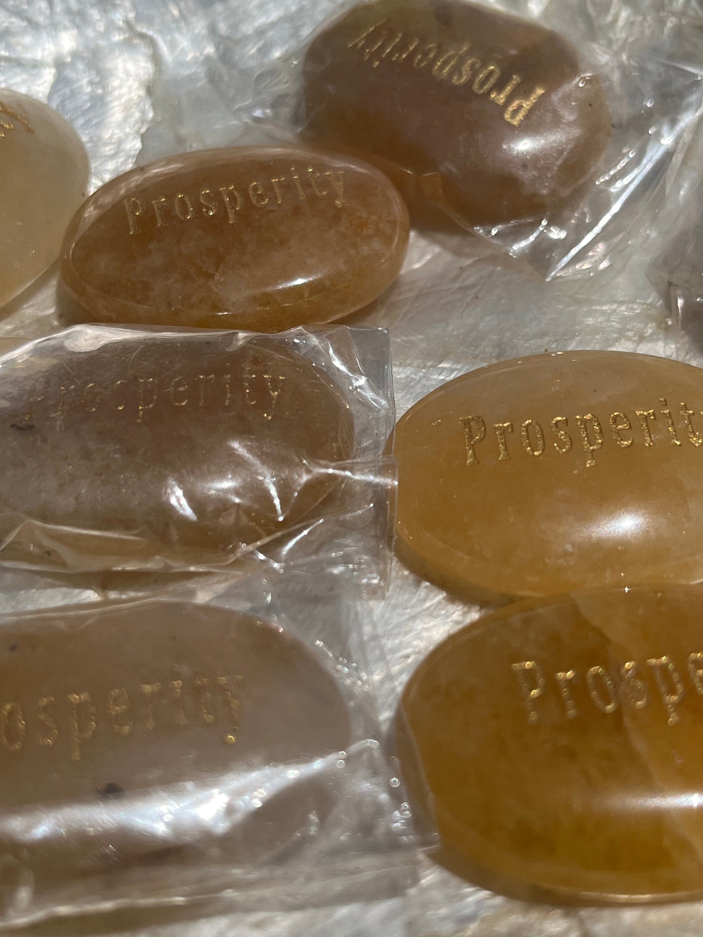 Golden Healer "Prosperity" Worry Stones