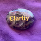 Amethyst "Clarity" Worry Stones