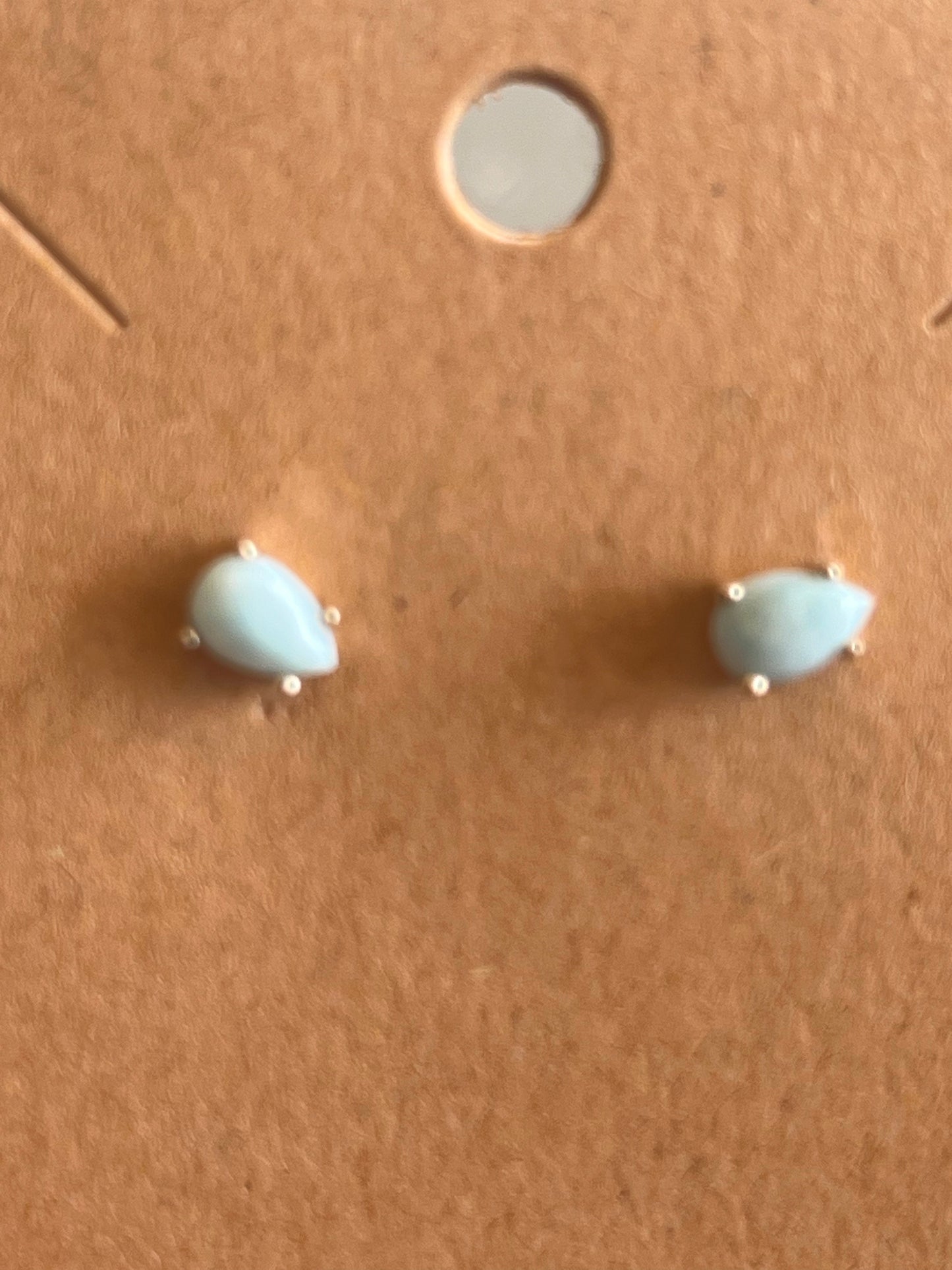 Larimar Stud Earrings