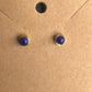 Lapis Lazuli Stud Earrings