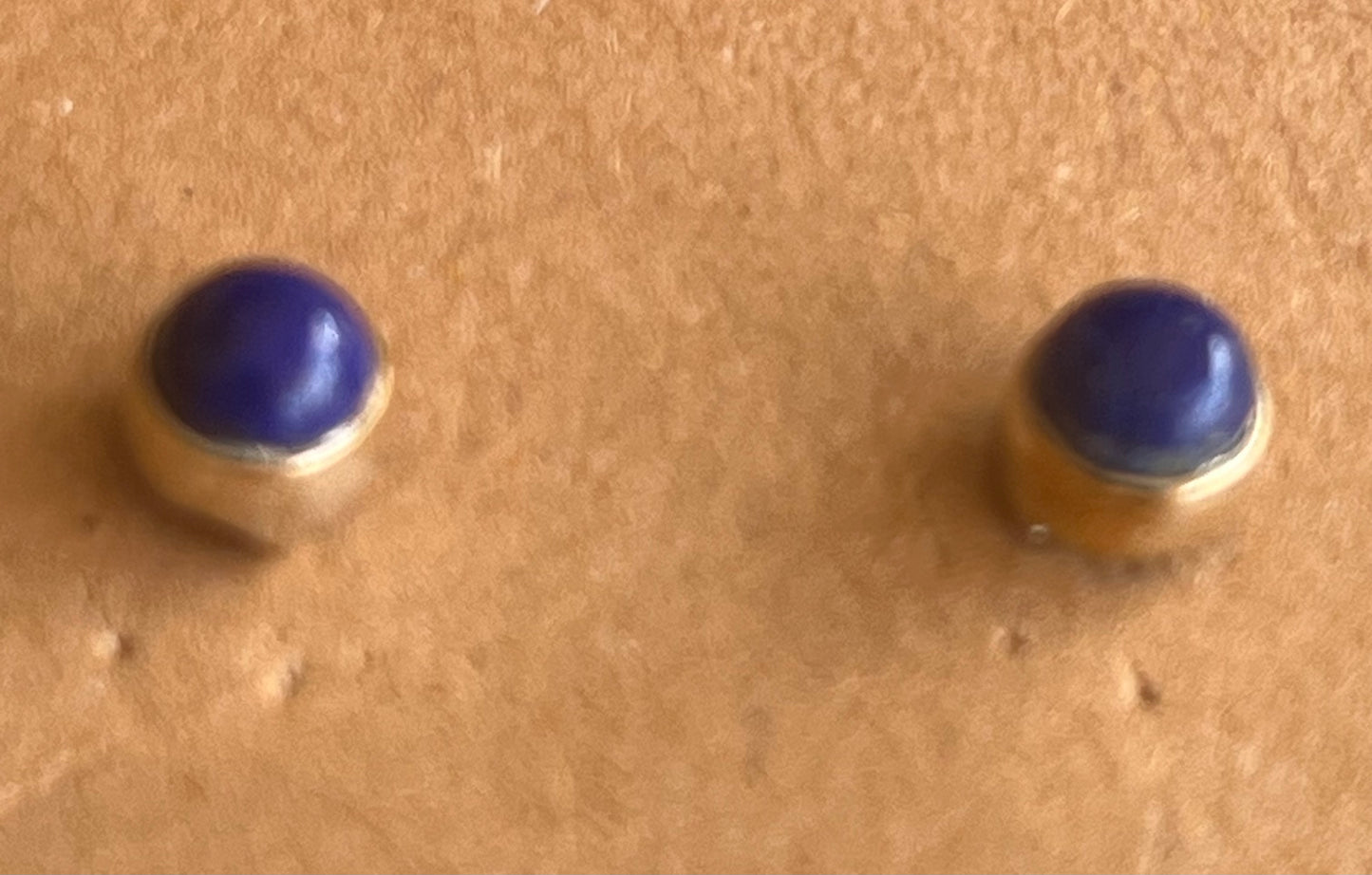 Lapis Lazuli Stud Earrings