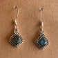 London Blue Topaz Dangling Earrings